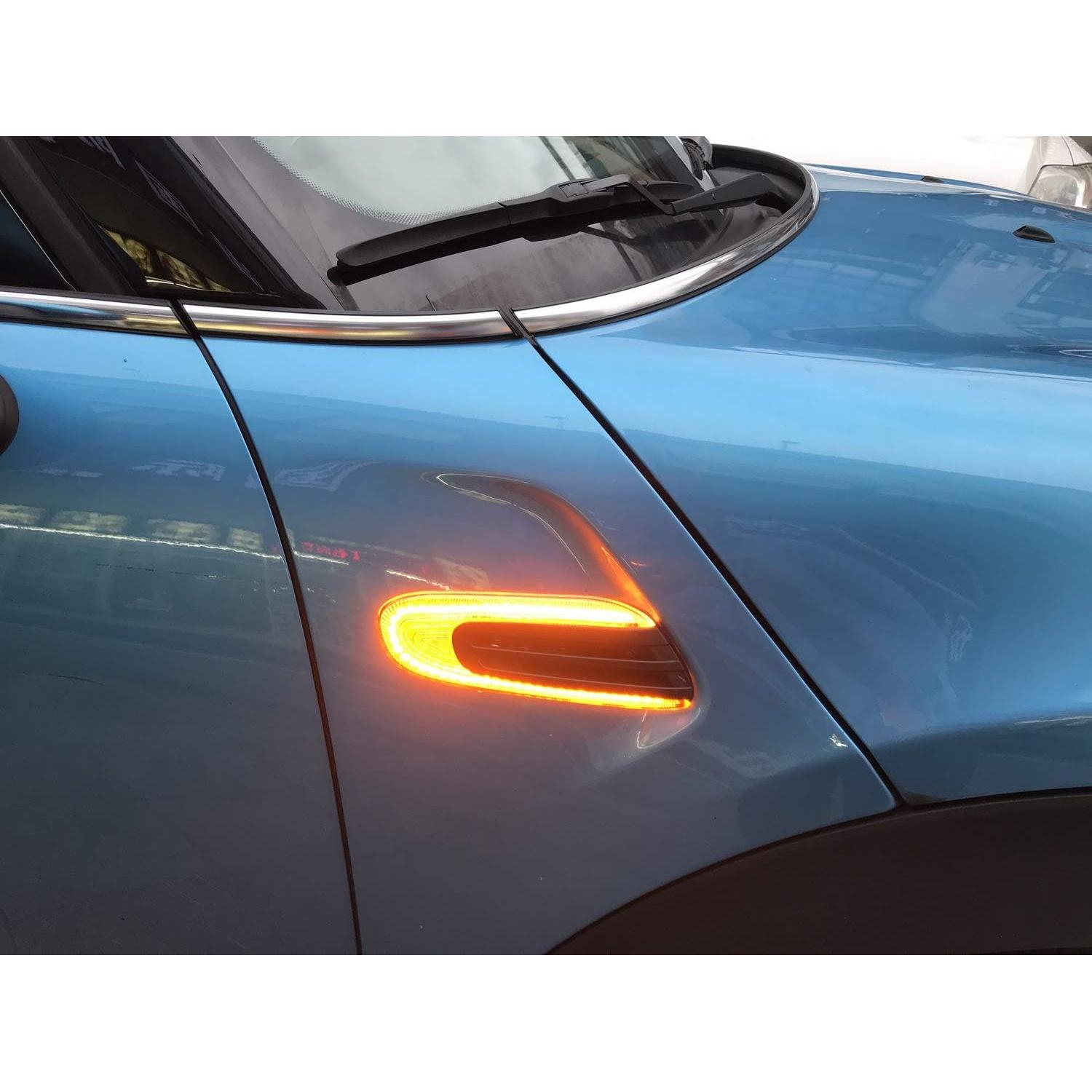 Kit de Luz LED Marcador Lateral iJDMTOY Ahumado para MINI Cooper