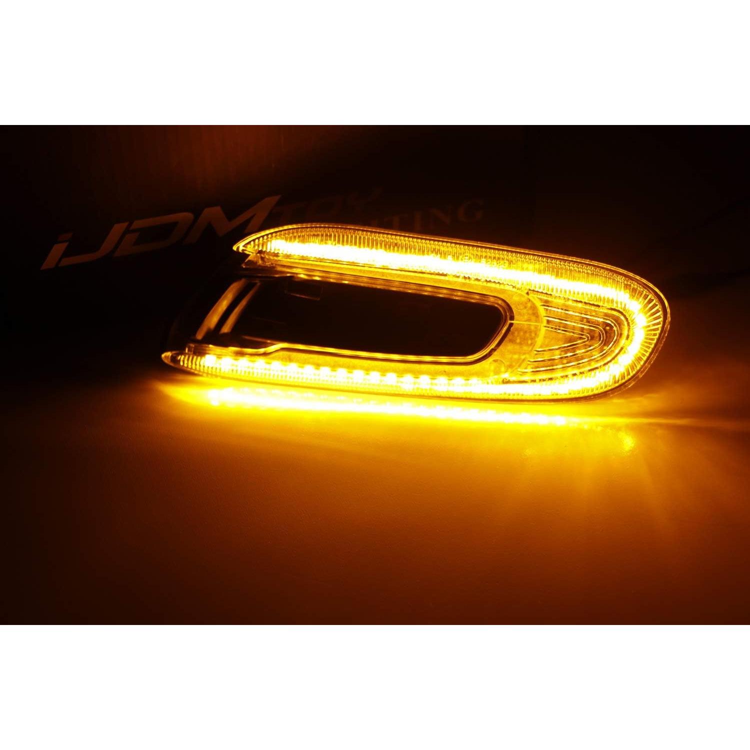Kit de Luz LED Marcador Lateral iJDMTOY Ahumado para MINI Cooper