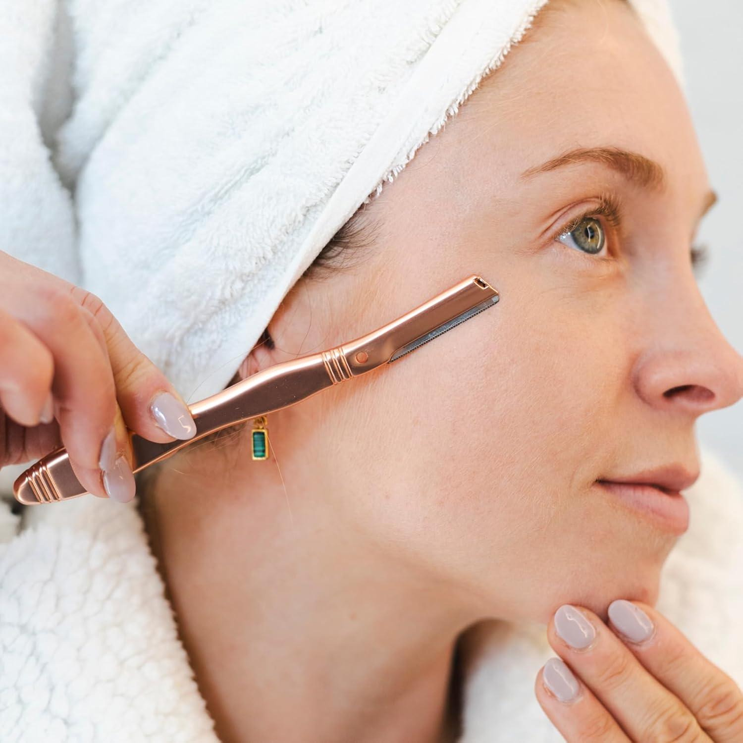 Cuchilla de Dermaplaning Jungle Culture Oro Rosa - 5 Repuestos