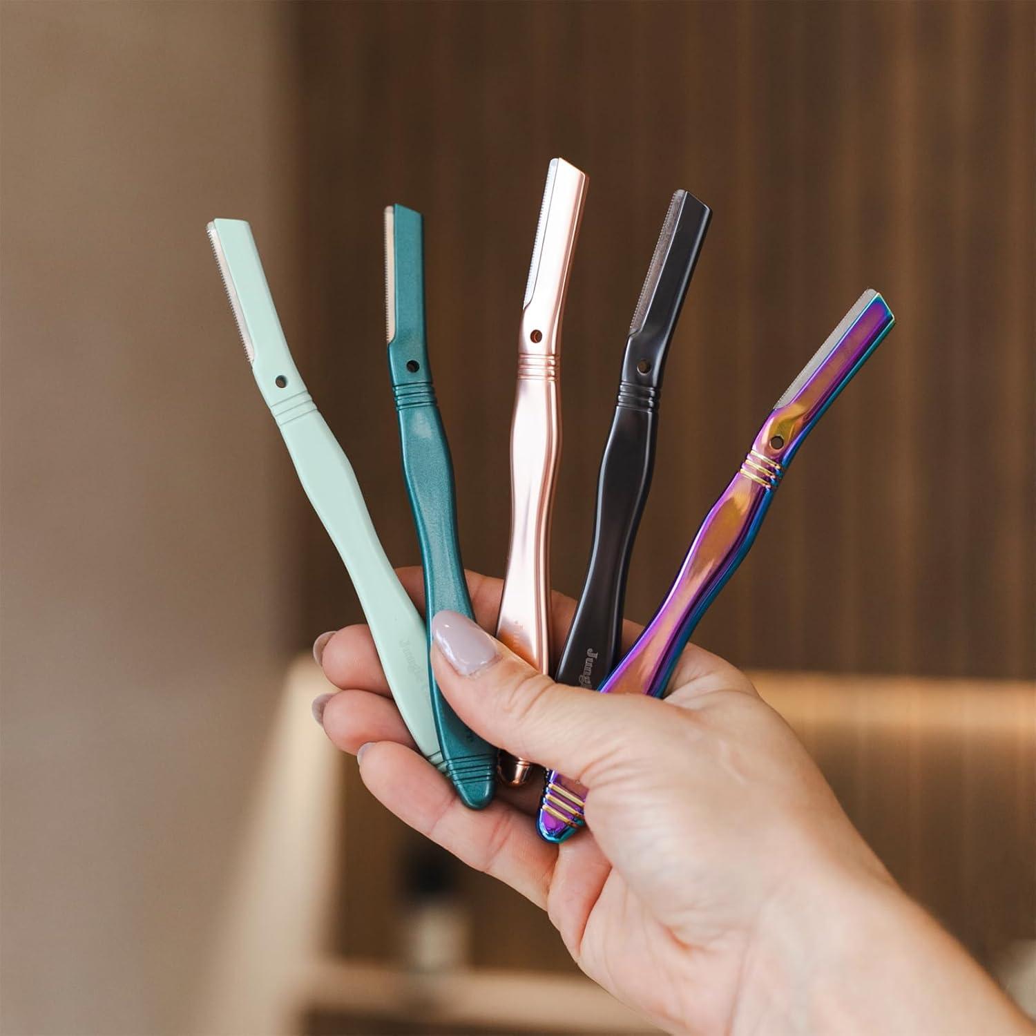 Cuchilla de Dermaplaning Jungle Culture Oro Rosa - 5 Repuestos