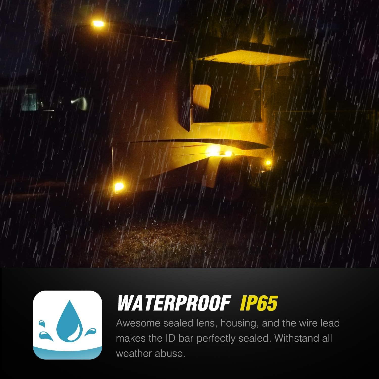 Luz de Marcador Lateral Nilight TL-80 9.7 cm 6 LED Ámbar/Rojo