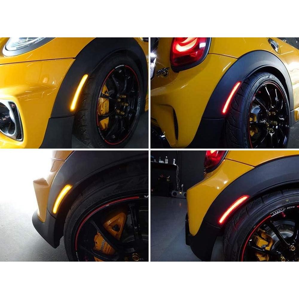 Kit Luz Marcador Lateral LED iJDMTOY Ahumado para MINI 2002-2008