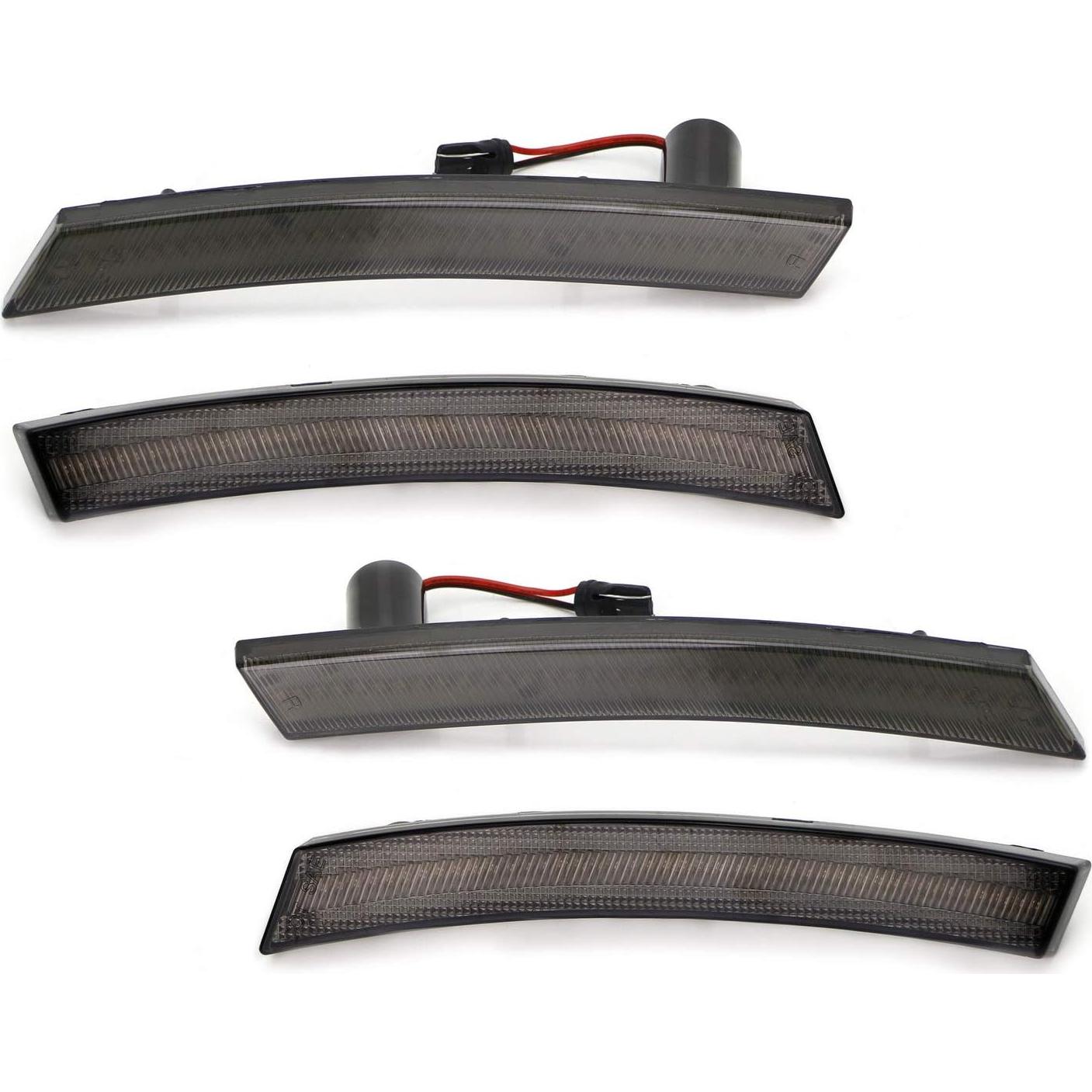 Kit Luz Marcador Lateral LED iJDMTOY Ahumado para MINI 2002-2008