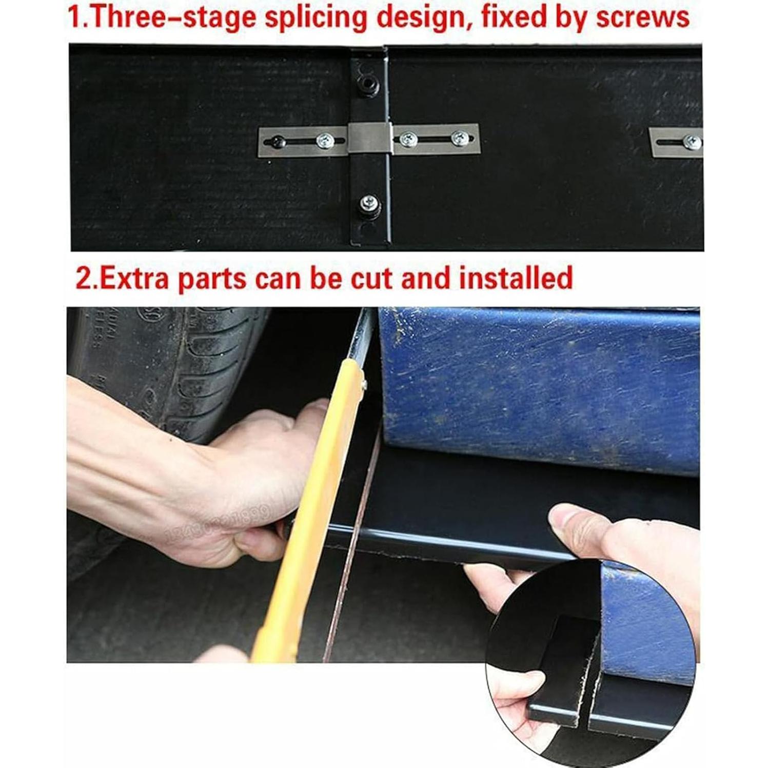 Faldón Lateral Universal ORIVIN 2m Negro para Automóvil