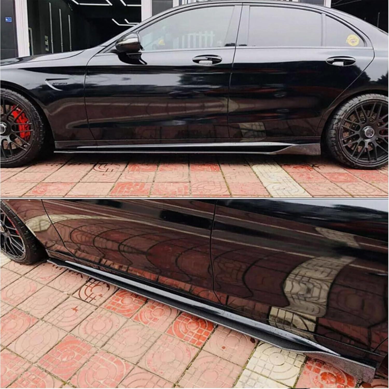 Faldón Lateral Universal ORIVIN 2m Negro para Automóvil