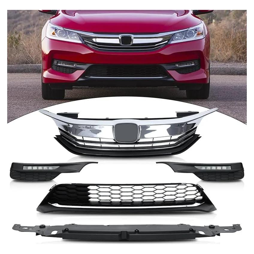 Rejilla Frontal y Faro PENSUN para Honda Accord 2016-2017