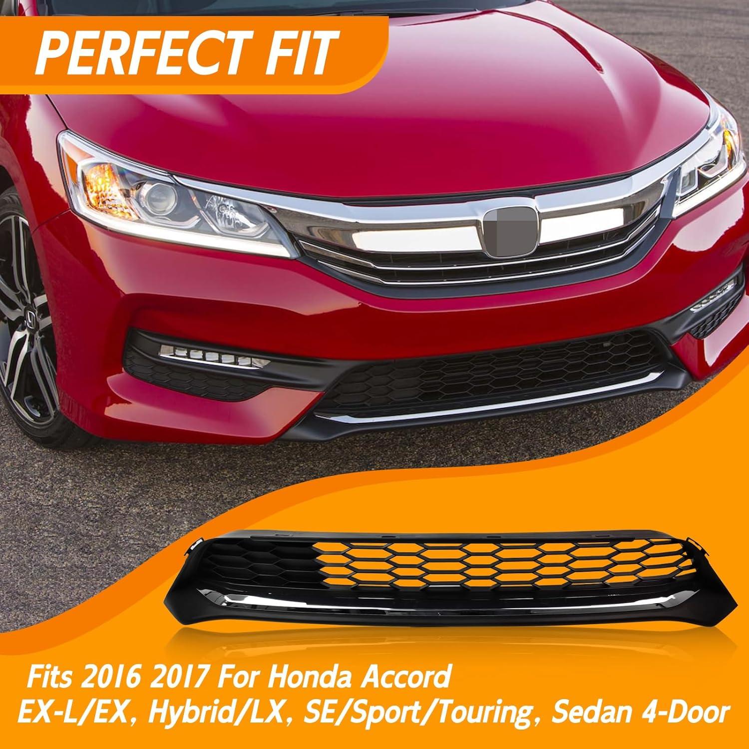 Rejilla Inferior Parachoques Frontal YLT AUTO Honda Accord 2016-2017
