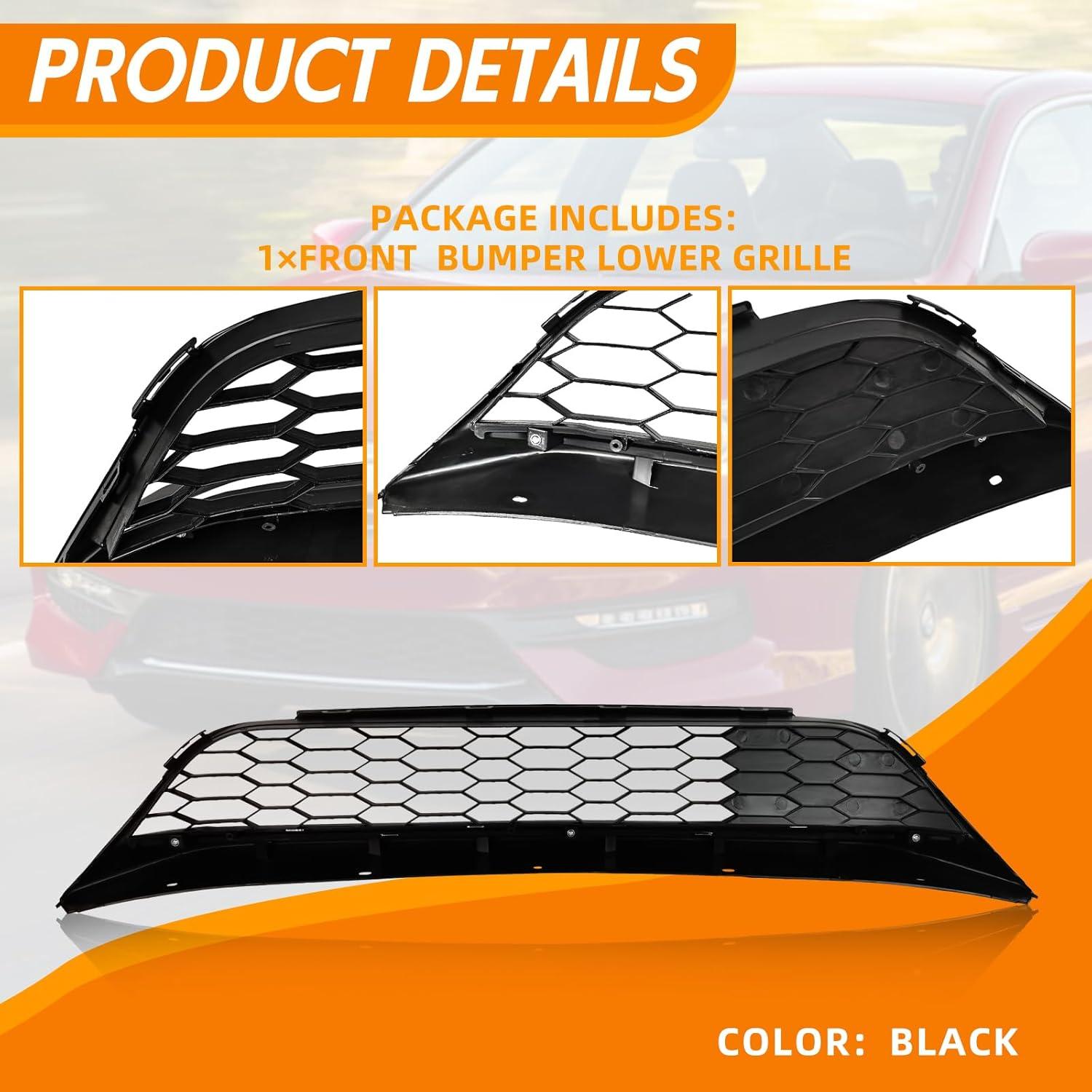 Rejilla Inferior Parachoques Frontal YLT AUTO Honda Accord 2016-2017