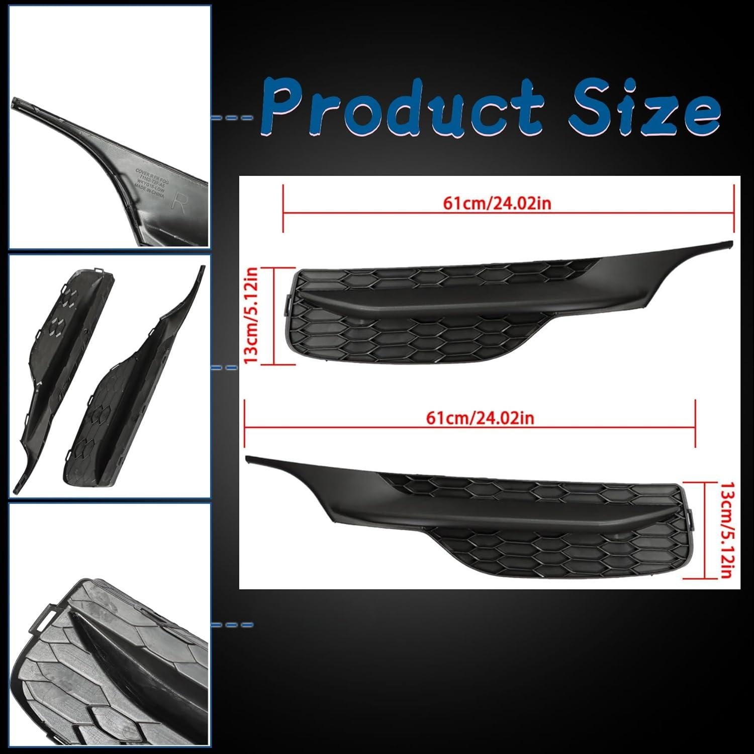 Cubiertas de Repuesto WFLNHB para Luz de Niebla Honda Accord 2016-2017