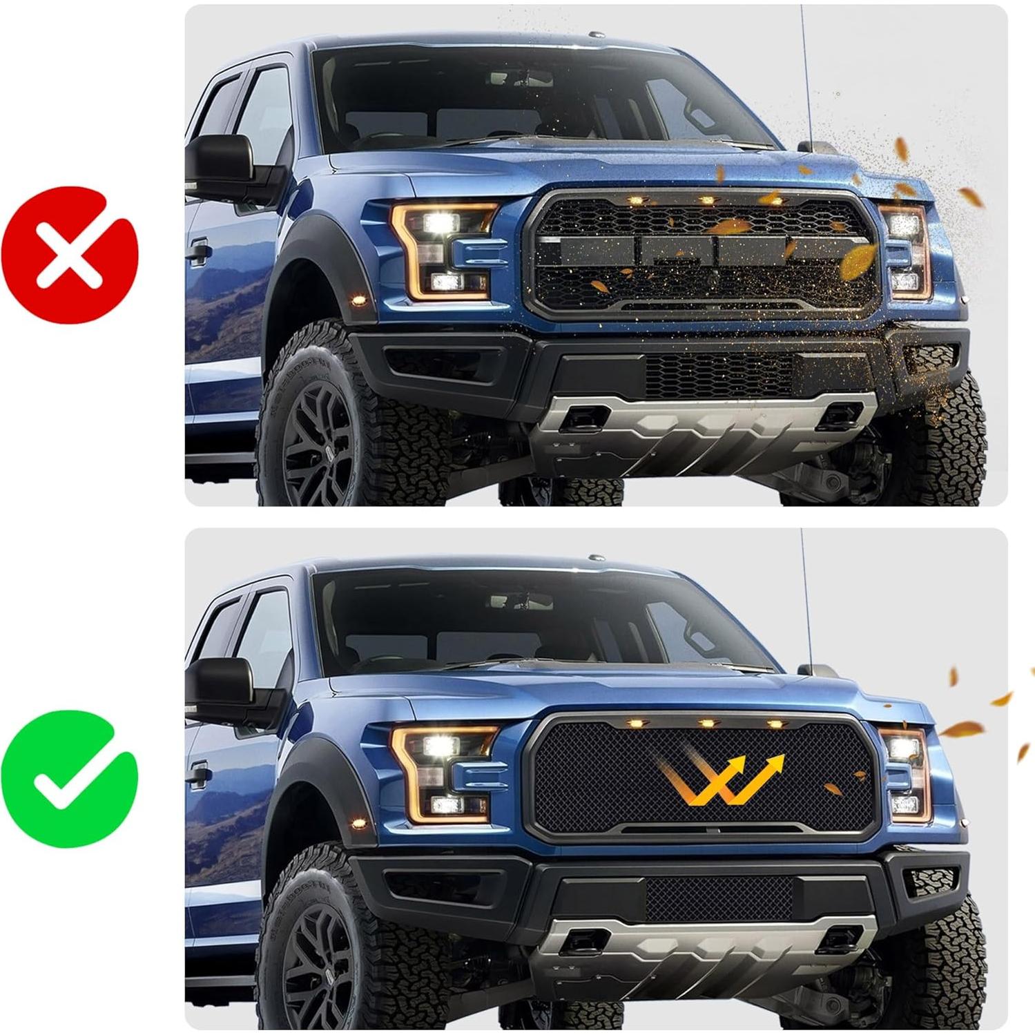 Malla de Rejilla para Parrilla de Coche CXCCOI 101.6x33.02 cm