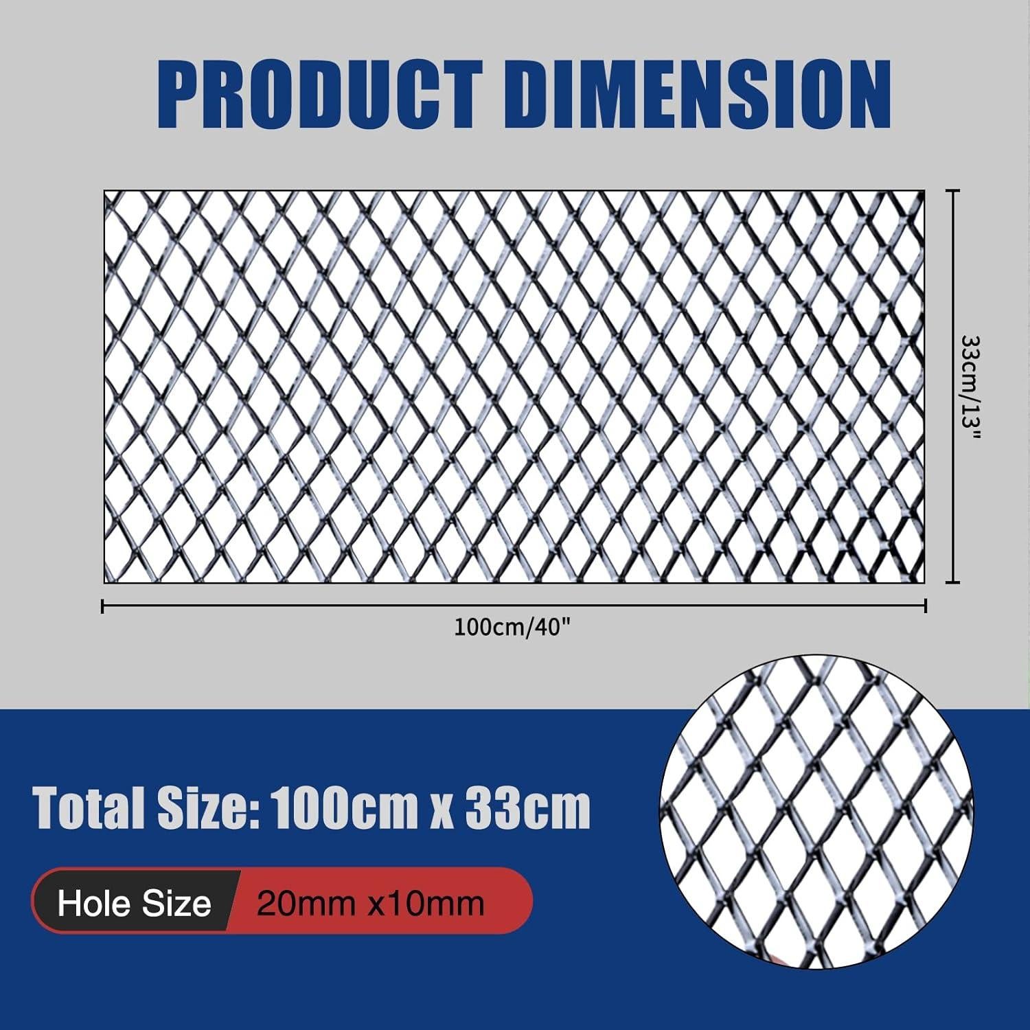 Malla de Parrilla Universal Tongze TZ202271 100x33cm Aluminio Negro