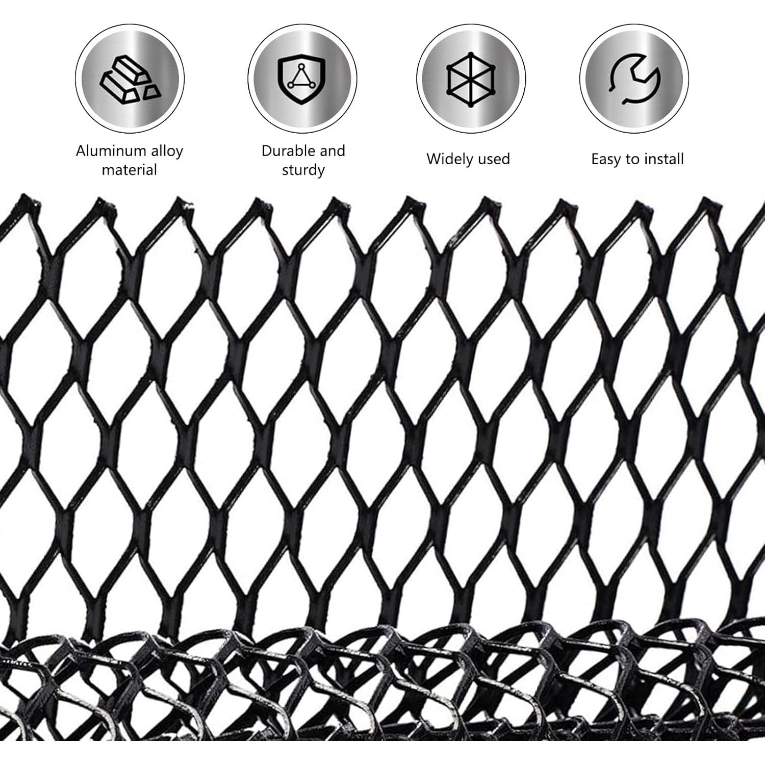 Malla de Parrilla Universal Merdege 100x33 cm Aluminio Negro