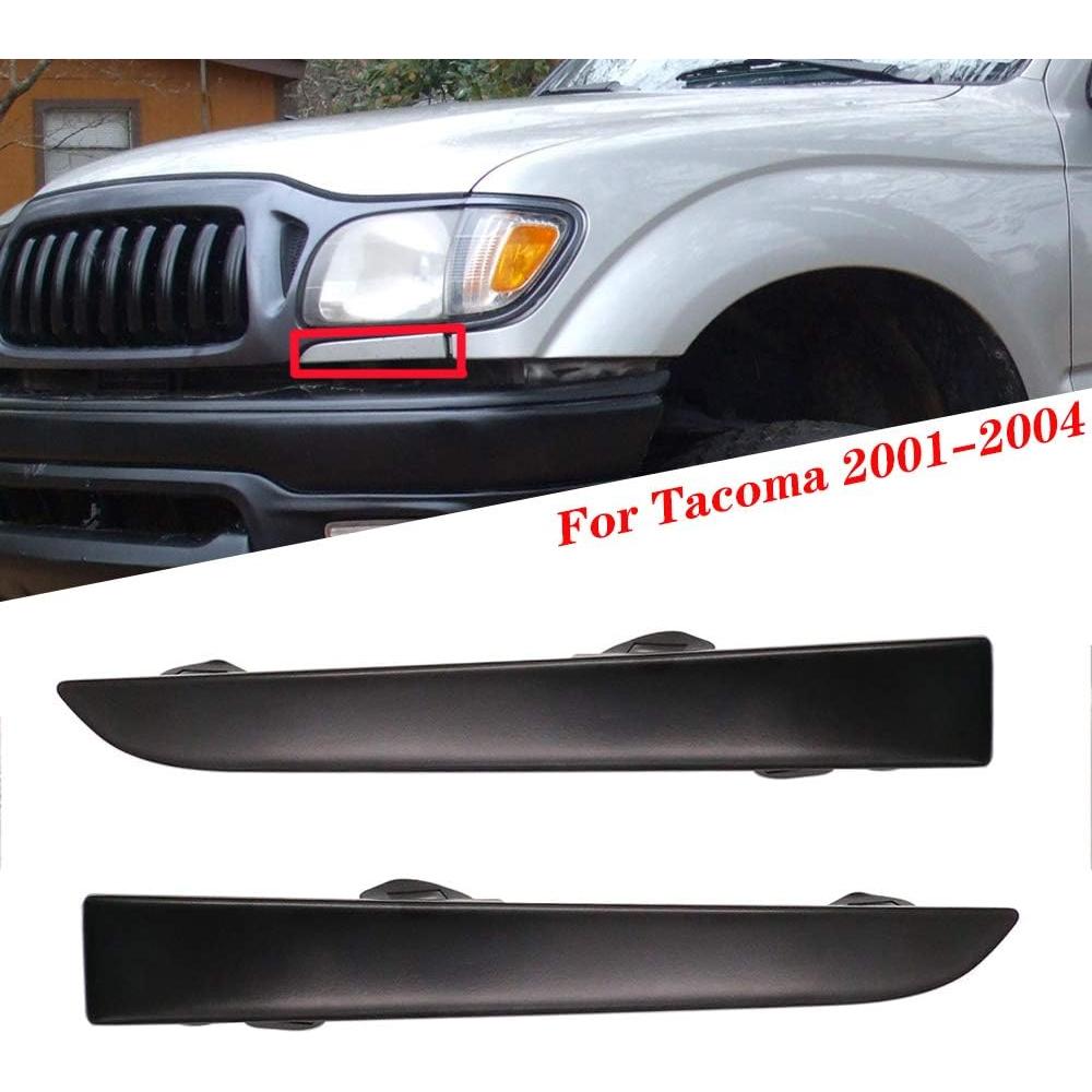 Paneles de recubrimiento faro KYYET Tacoma 2001-2004 Negro