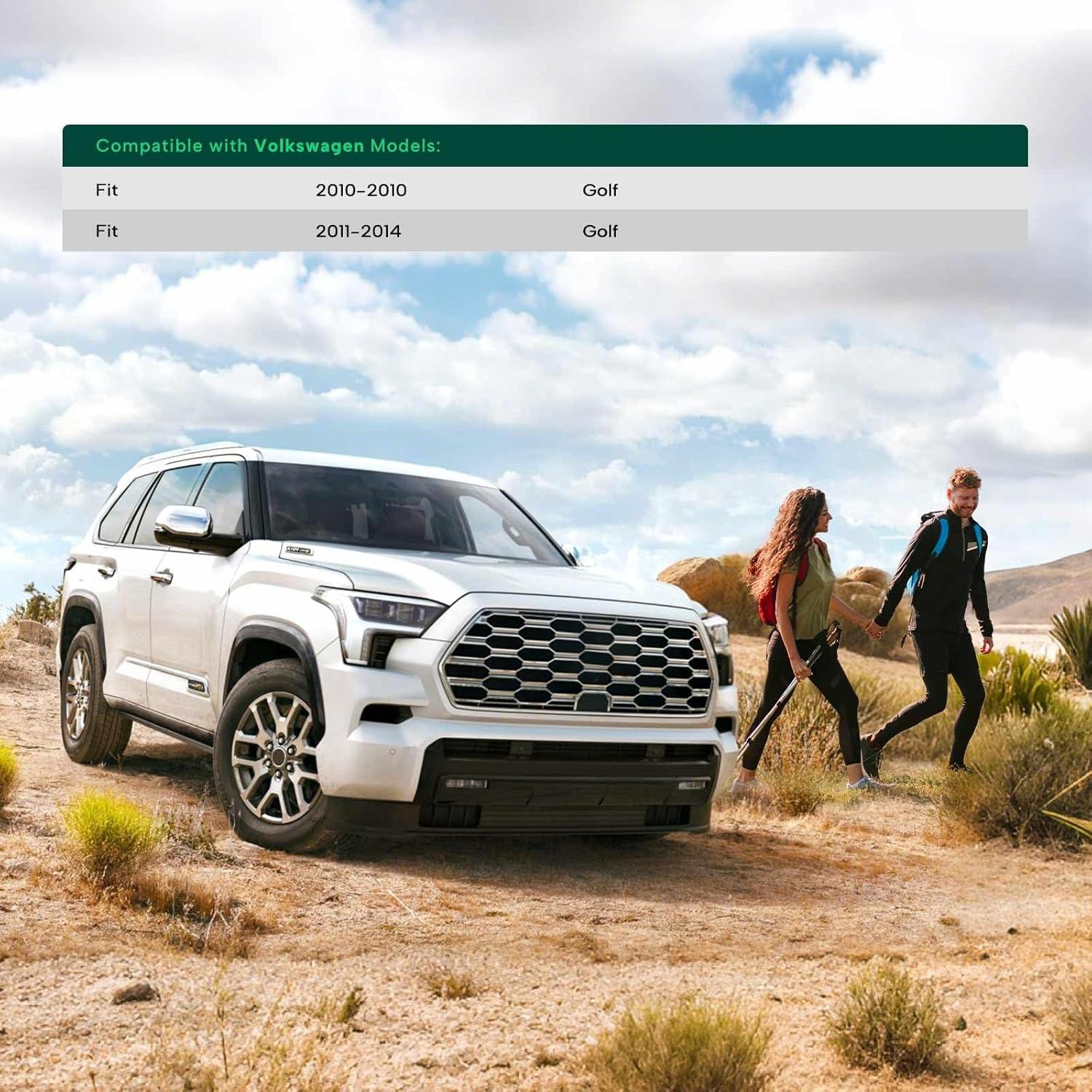 Parrilla Frontal YHTAUTO para Volkswagen Golf 2010-2014