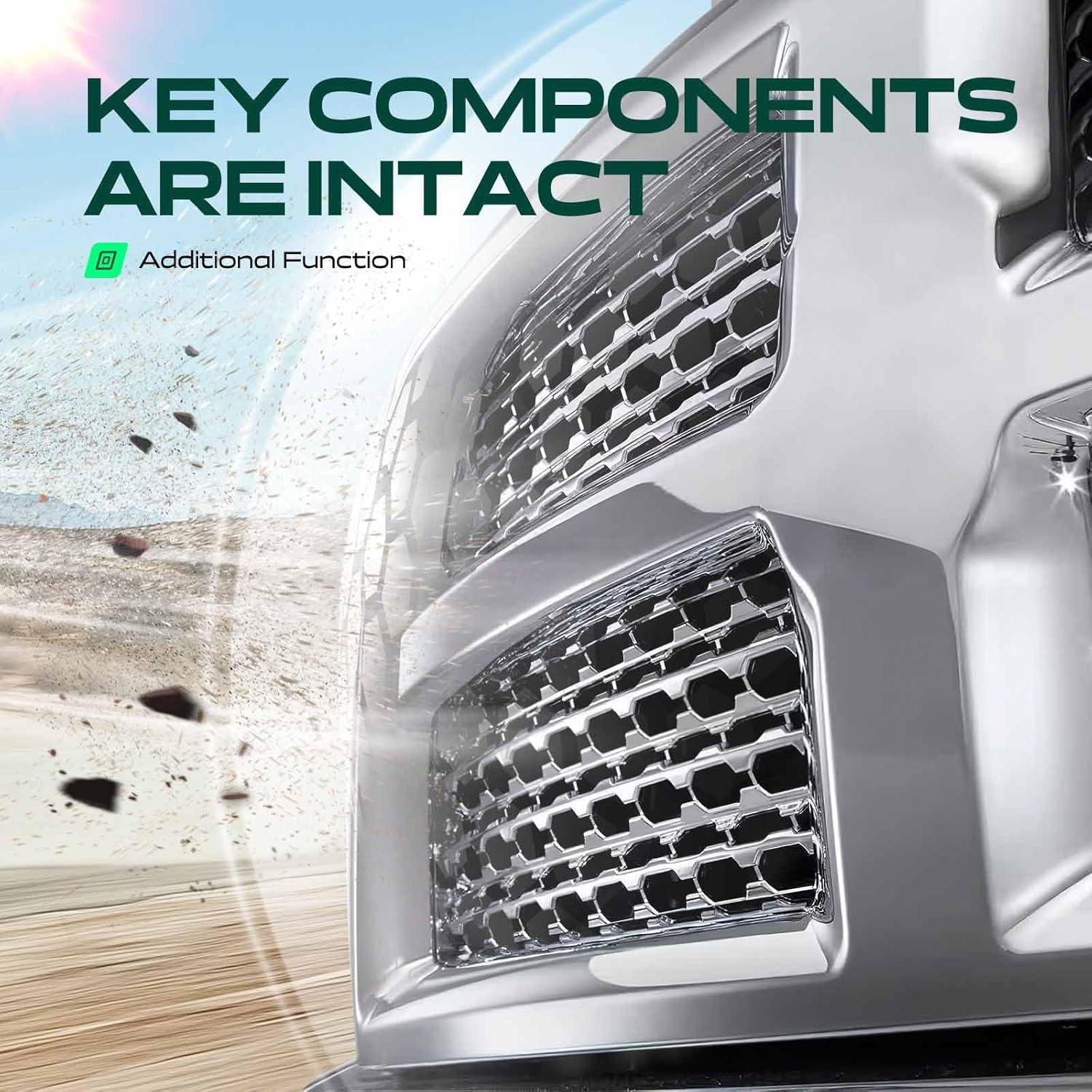 Parrilla Frontal YHTAUTO para Volkswagen Golf 2010-2014