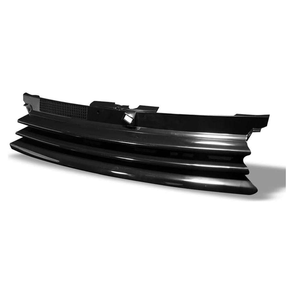 Parrilla Delantera Horizontal Negra Brillante TLAPS VW Golf 1999-2006