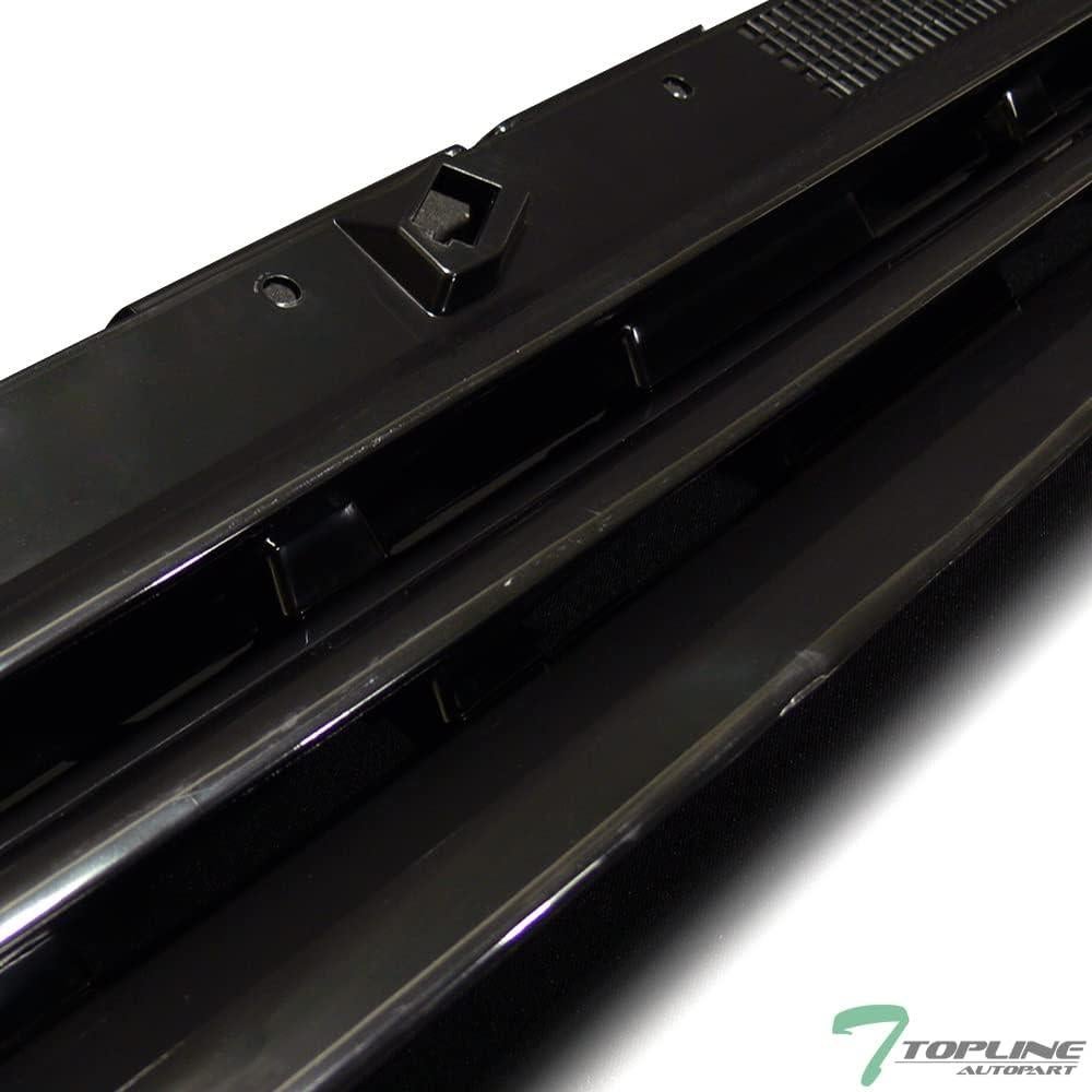 Parrilla Delantera Horizontal Negra Brillante TLAPS VW Golf 1999-2006