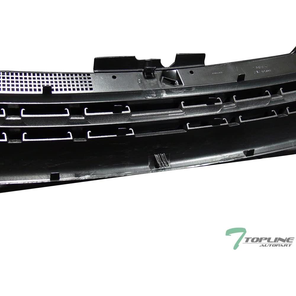 Parrilla Delantera Horizontal Negra Brillante TLAPS VW Golf 1999-2006