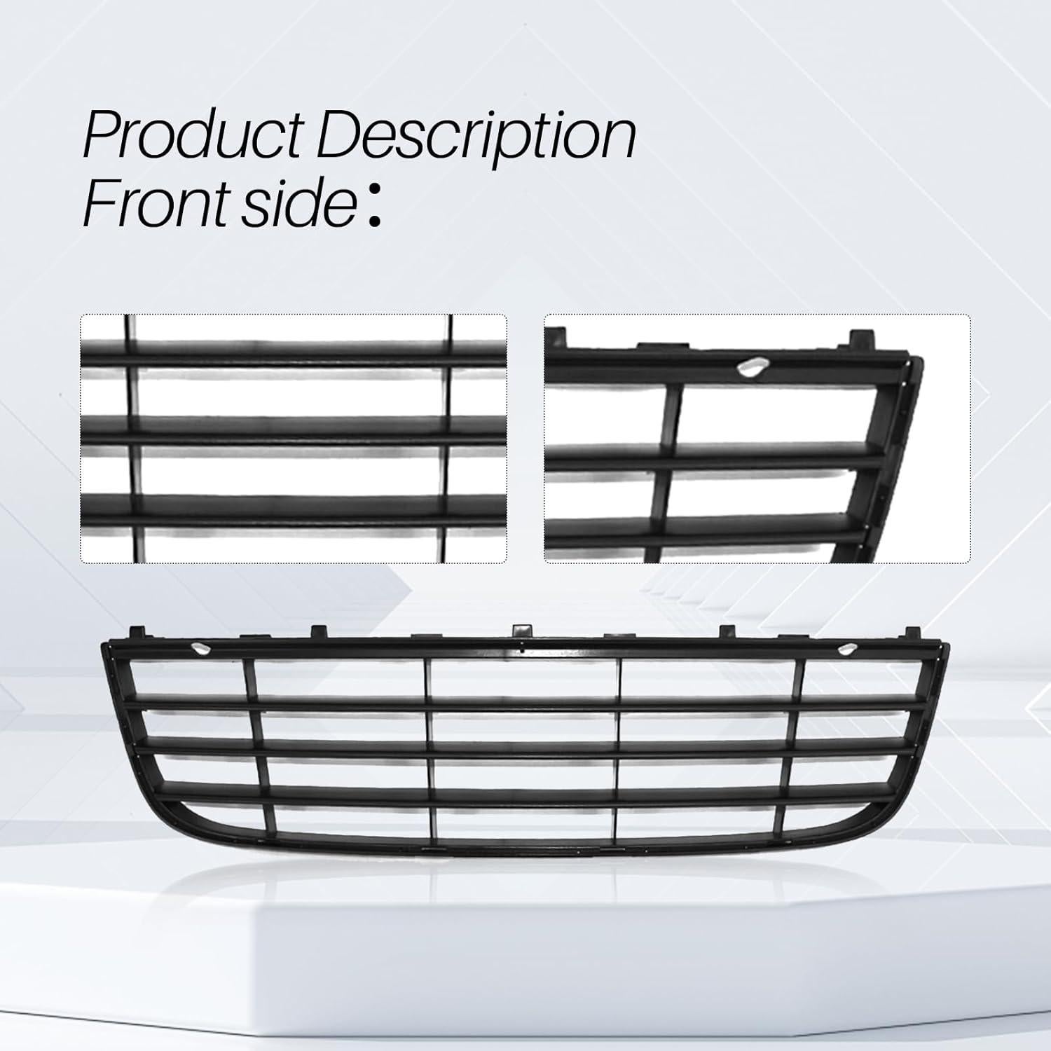 Rejilla Inferior Parachoques Frontal CarPartsDepot Jetta 2005-2010