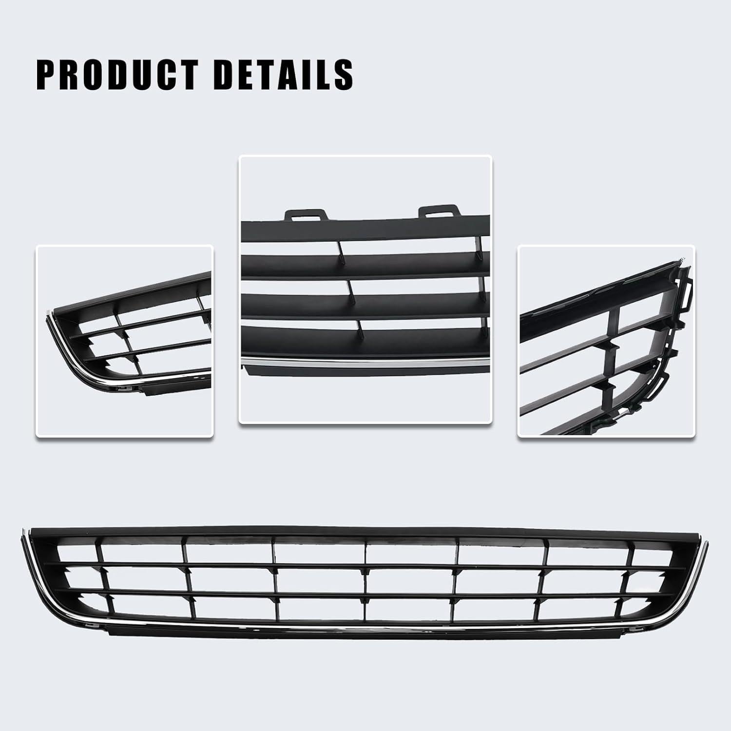 Rejilla Inferior Parachoques Delantero HAPSO VW Jetta 2011-2014