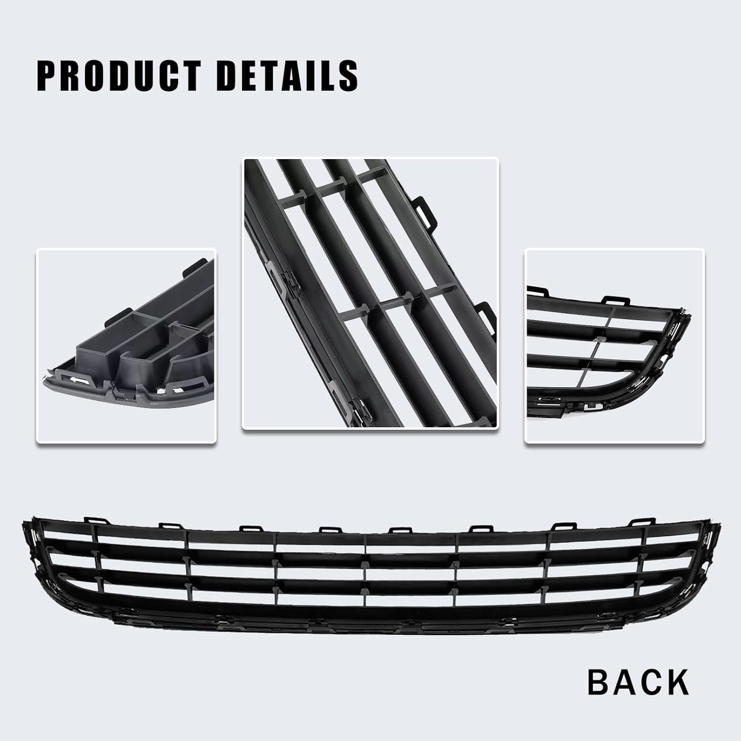 Rejilla Inferior Parachoques Delantero HAPSO VW Jetta 2011-2014