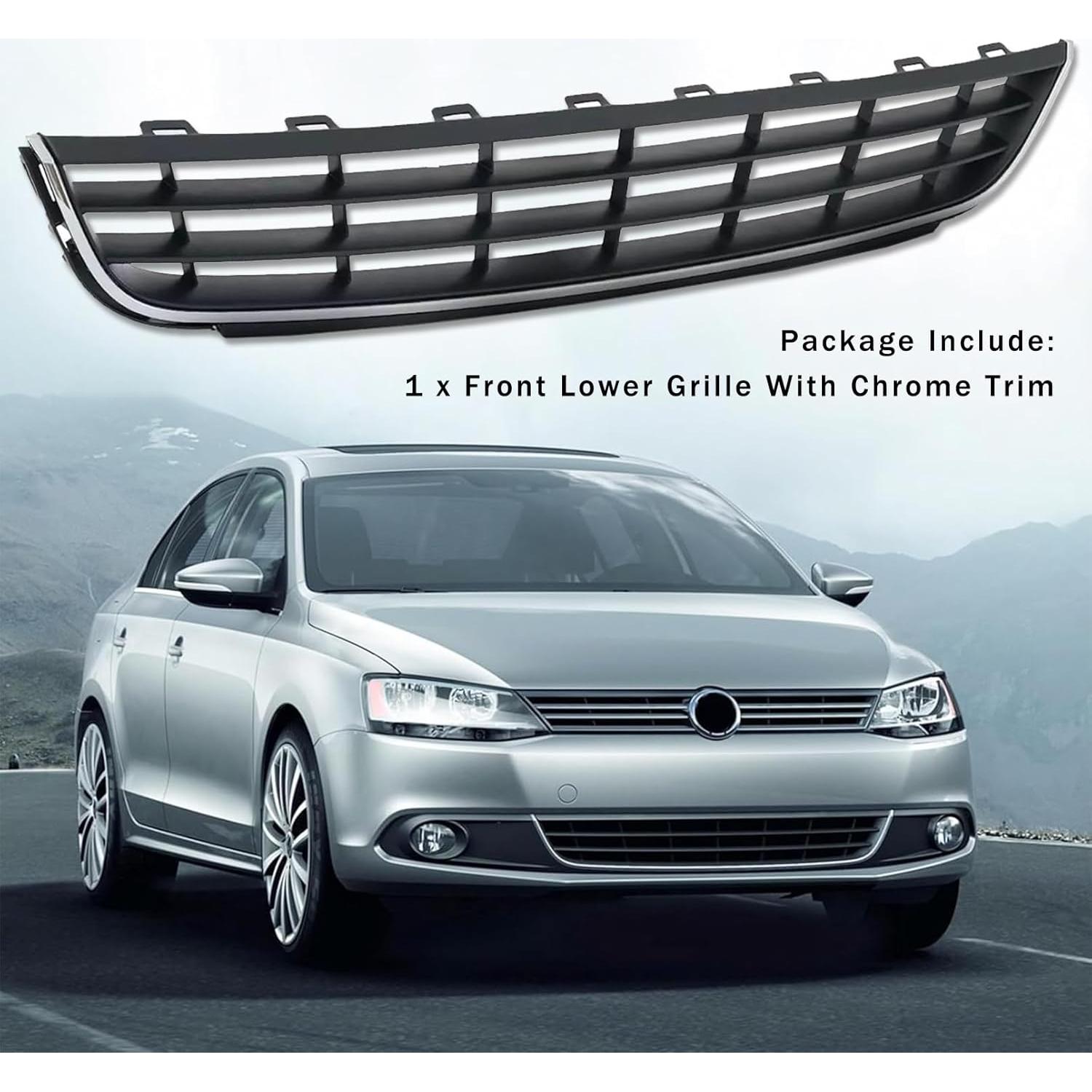 Rejilla Inferior Parachoques Delantero HAPSO VW Jetta 2011-2014