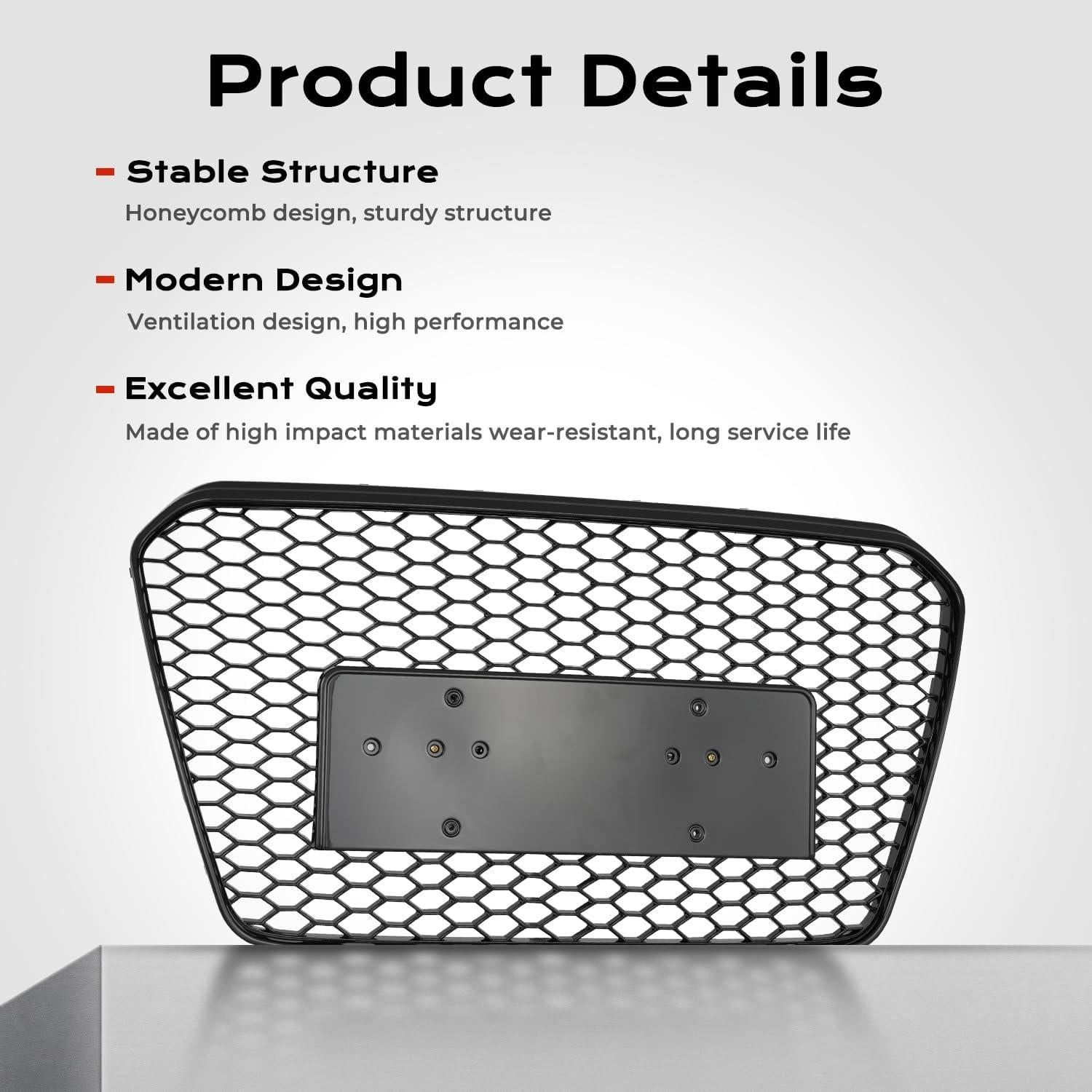 Rejilla Parachoques Frontal KARPAL Audi A5 S5 RS 2013-2016