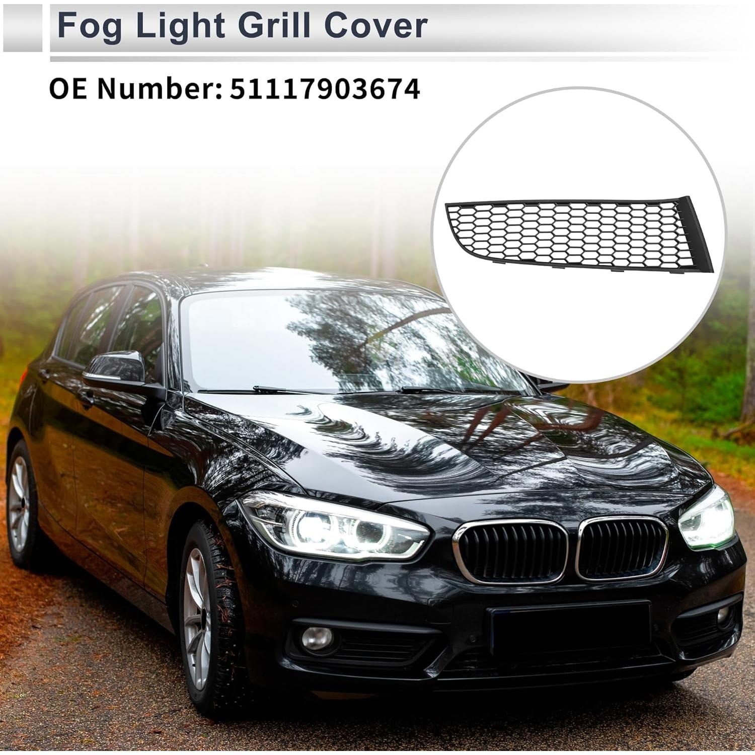 Cubierta de Luz de Niebla Frontal HOPESPANNER para BMW 740i 2011-2015