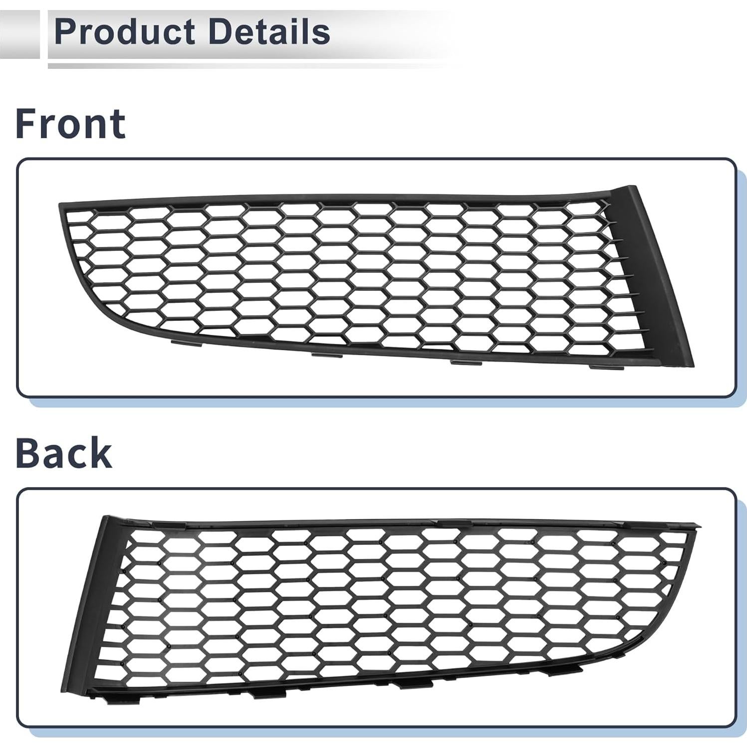 Cubierta de Luz de Niebla Frontal HOPESPANNER para BMW 740i 2011-2015