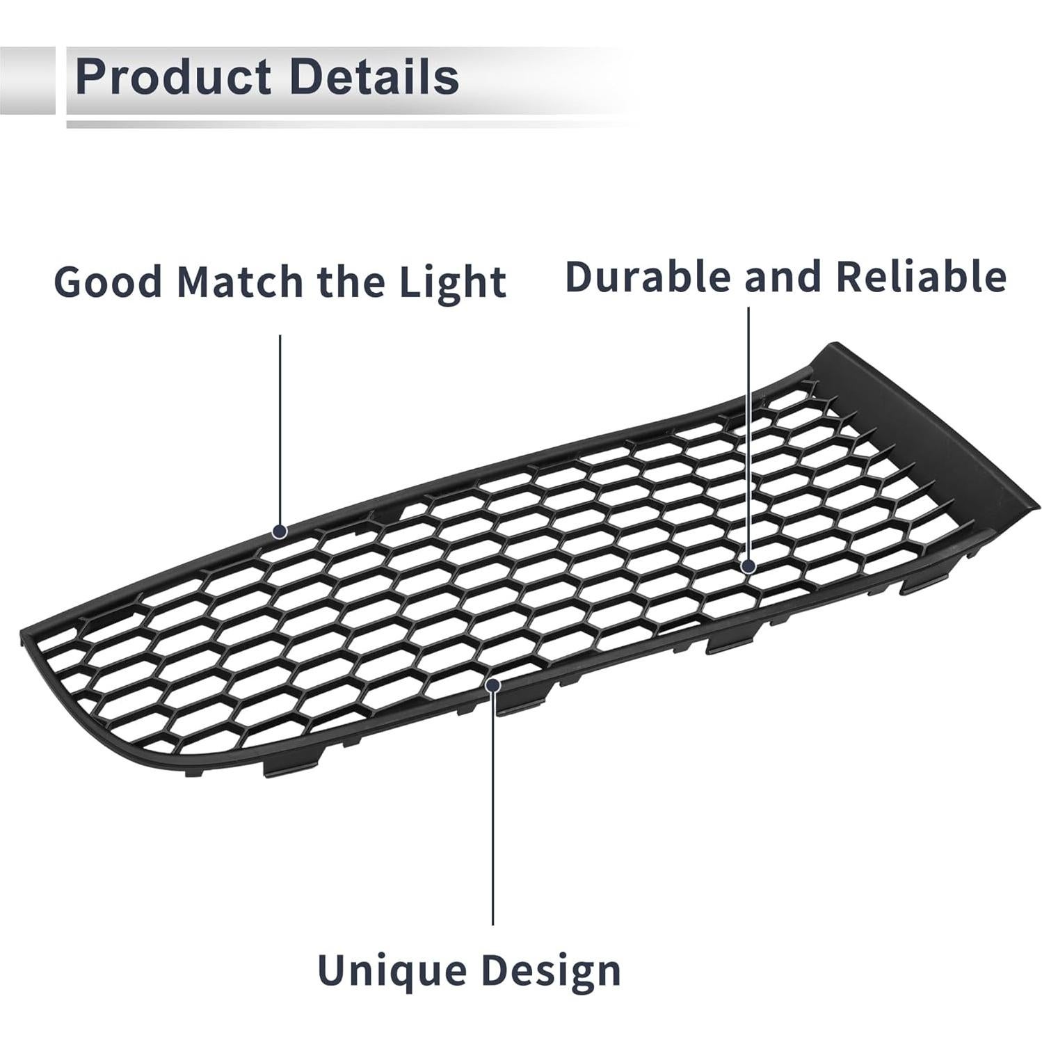 Cubierta de Luz de Niebla Frontal HOPESPANNER para BMW 740i 2011-2015