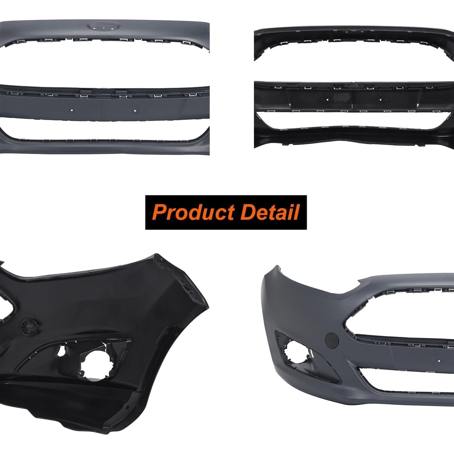 Cubierta de Parachoques Delantero FIRSTLIKE para Ford Fiesta 2014-2019