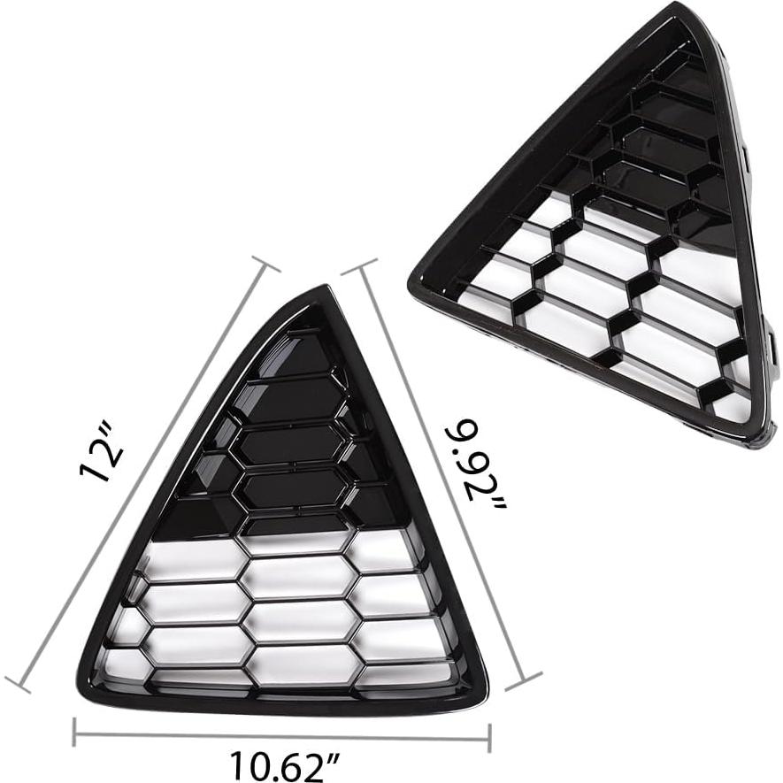 Rejilla Inferior PIT66 para Ford Focus 2012-2014 Modelos S y SE