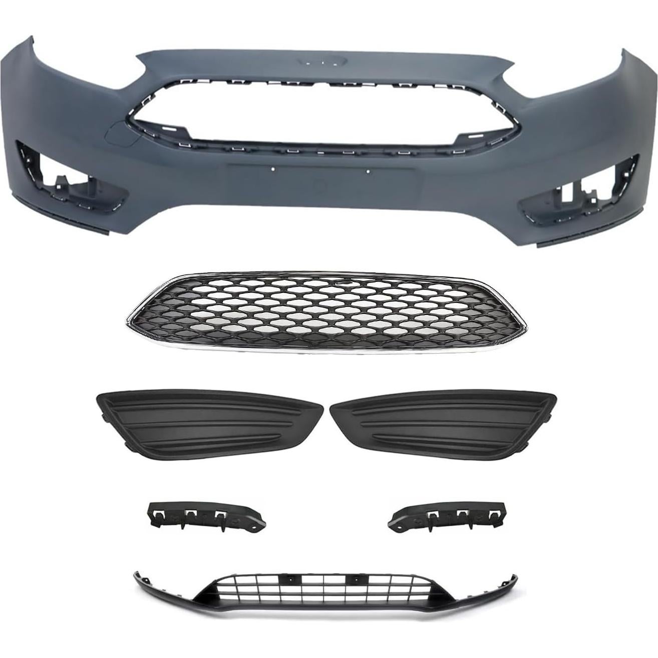 Kit Cubierta Parachoques Frontal MGWILL Ford Focus 2015-2018