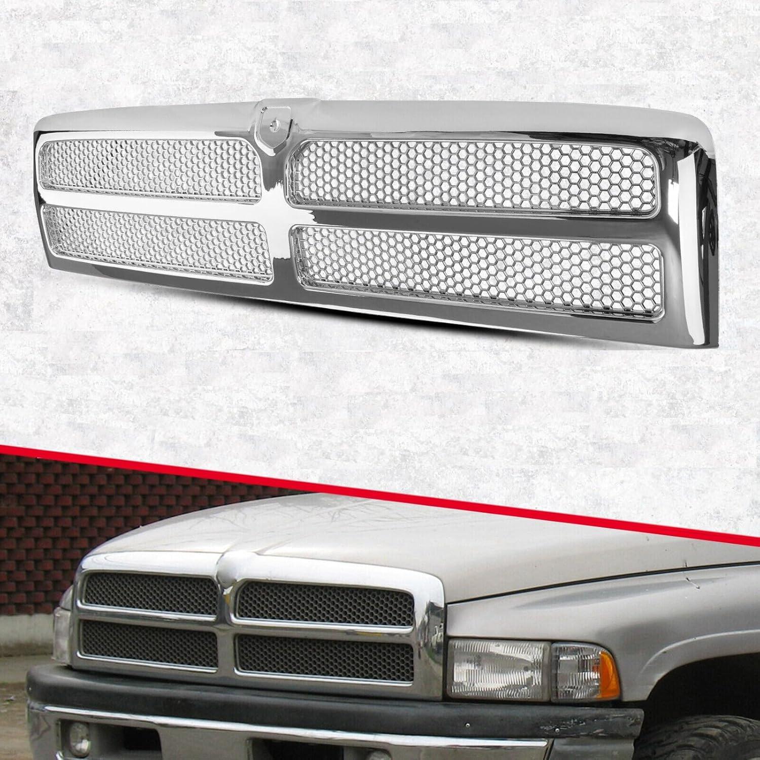 Rejilla Delantera Cromada para Dodge Ram 1994-2002
