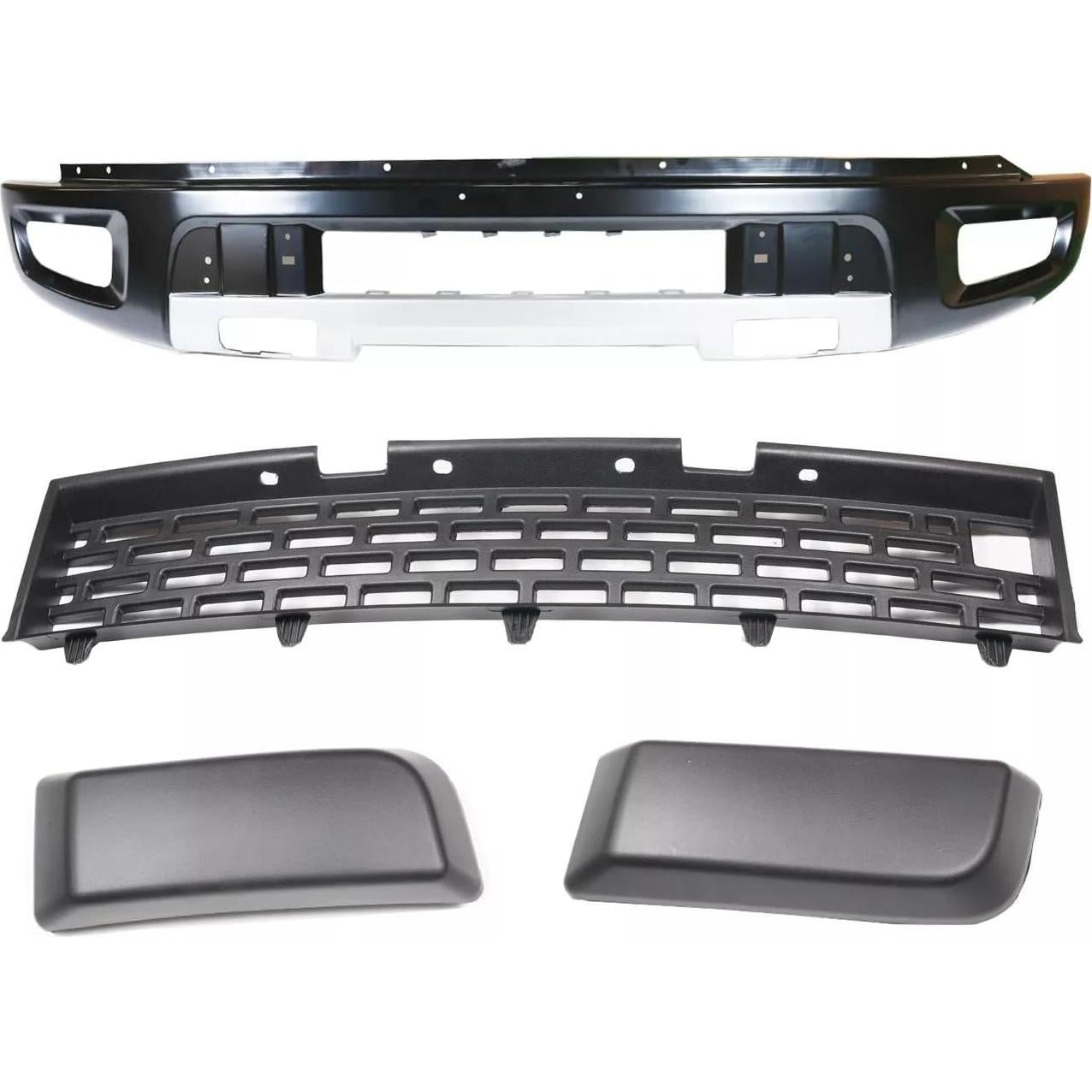 Kit de Rejilla Inferior Parachoques Frontal JKYH para Ford F150 SVT Raptor 2010-2014