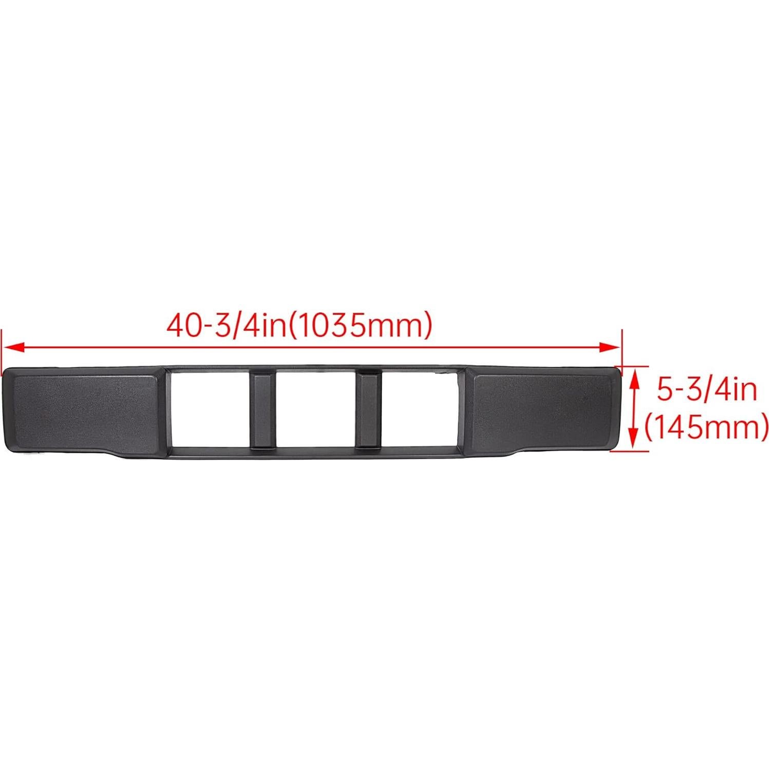 Rejilla Inferior ECOTRIC para Ford F-150 2015-2017 Negro