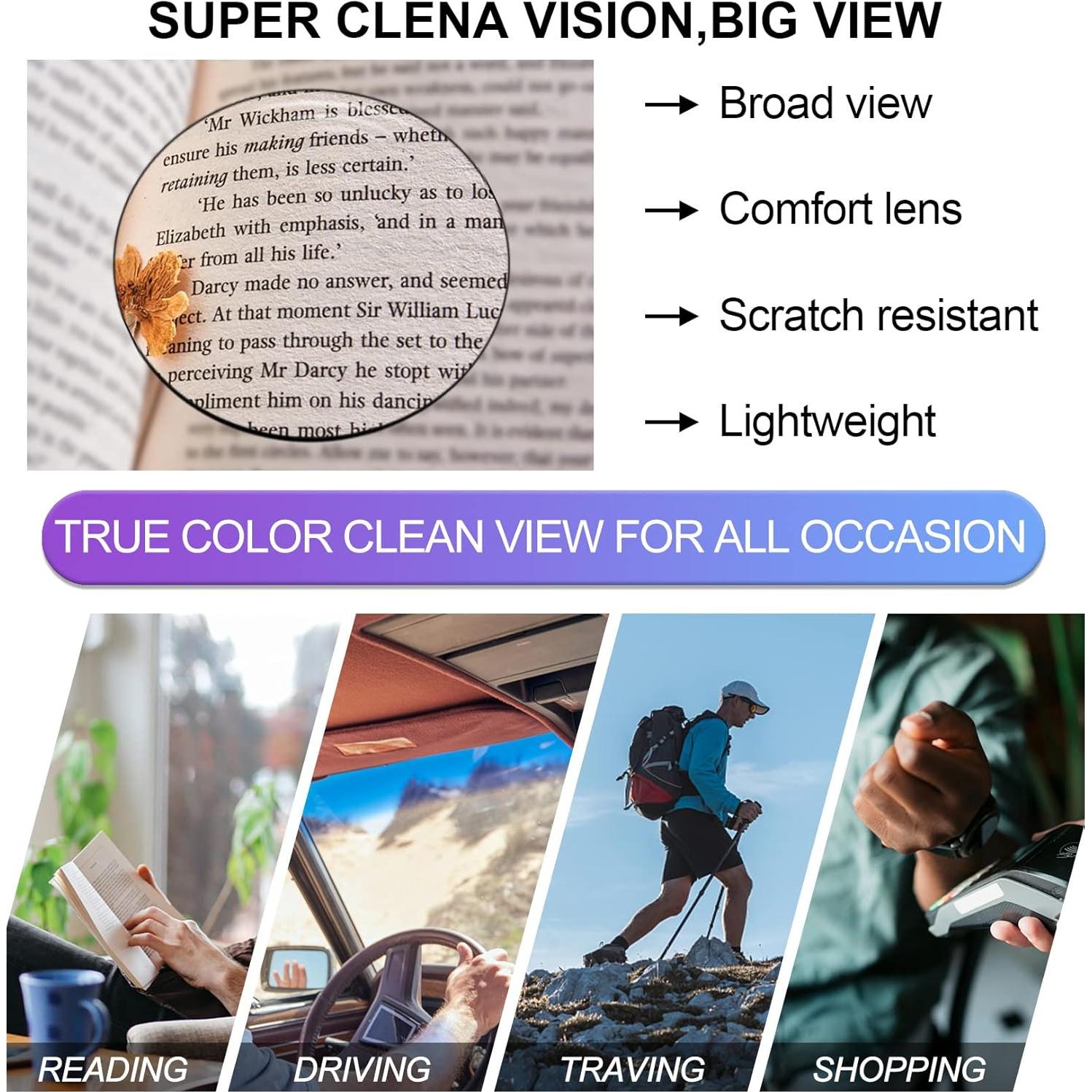 Gafas de Lectura OCCI CHIARI 4.0x Anchas para Hombres