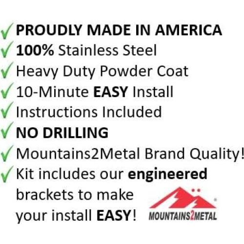 Inserto de Parrilla Frontal M2M Negro para Ford Ranger 2019-2023