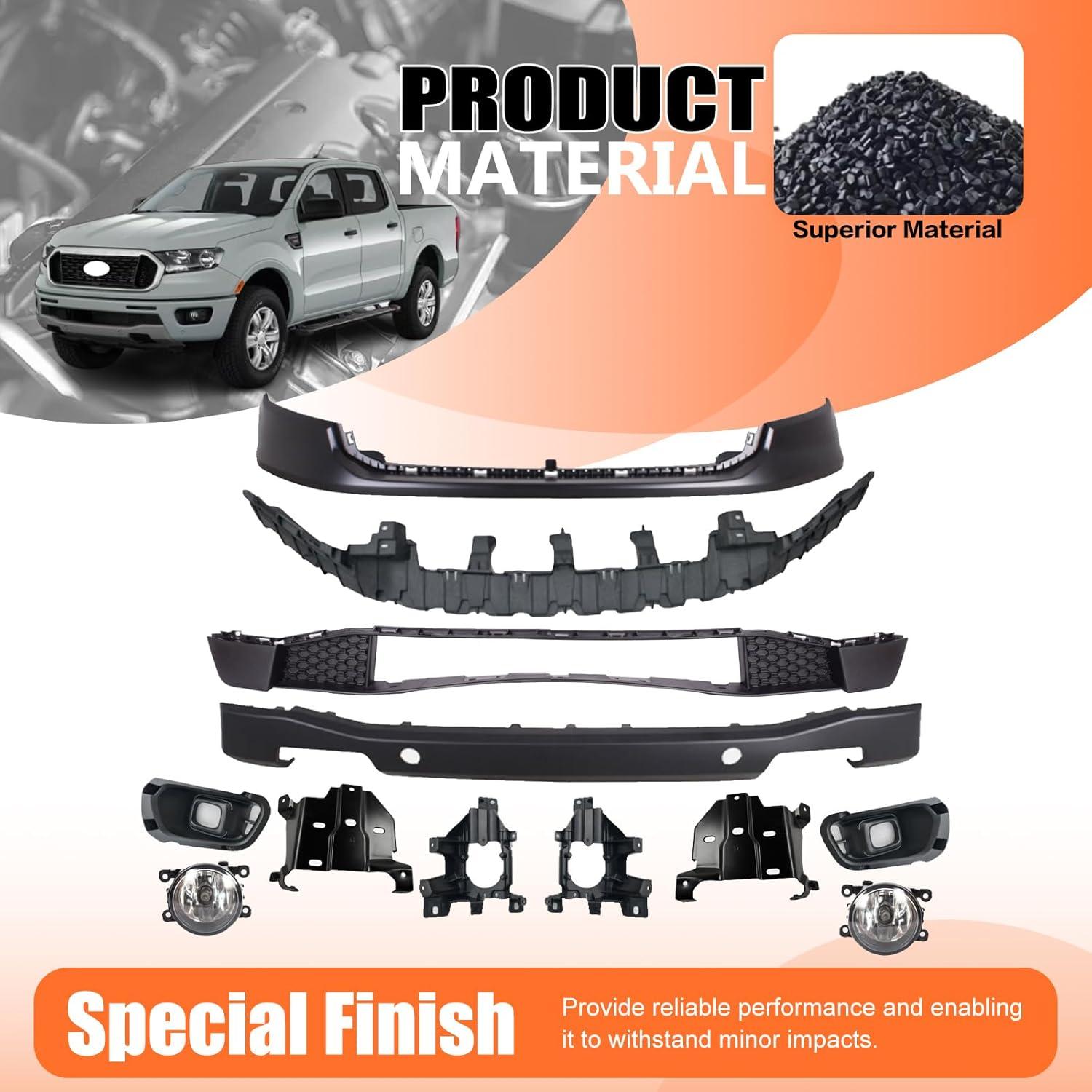 Parachoques Superior JX RACING para Ford Ranger 2019-2023