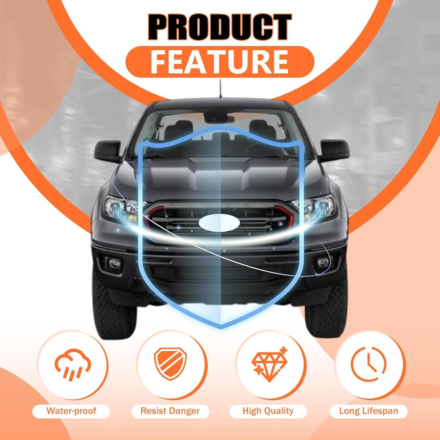 Parachoques Superior JX RACING para Ford Ranger 2019-2023