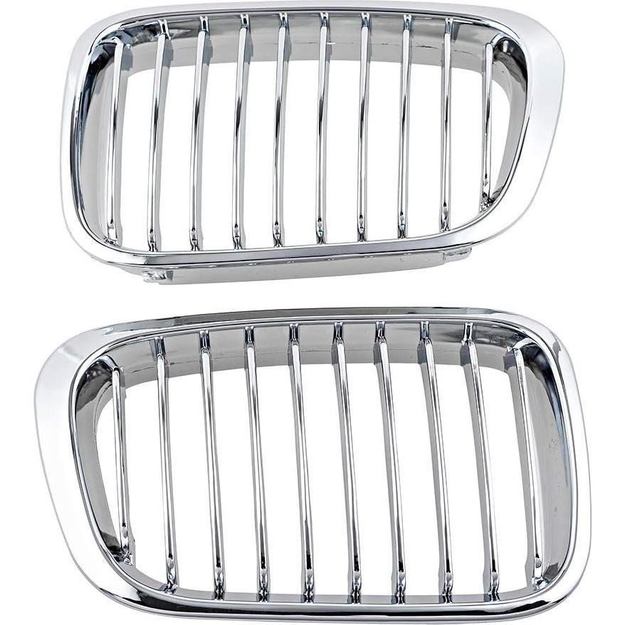 Parrillas de Riñón Cromadas AutoXcessori para BMW E46 320i-330i