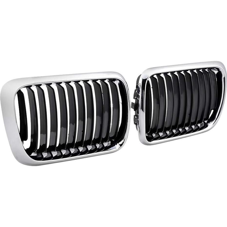 Rejilla delantera BMW E36 3-Series 1997-1999 Cromada Negra