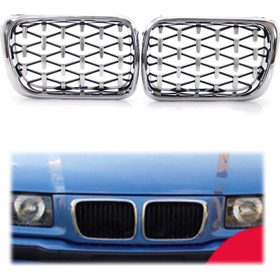 Rejilla Frontal de Riñón Three T para BMW E36 1997-1999