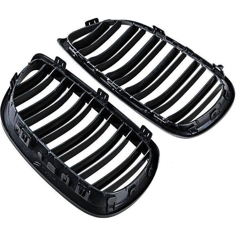 Rejilla Frontal GSRECY Doble Listón Negro Brillante BMW E92 E93