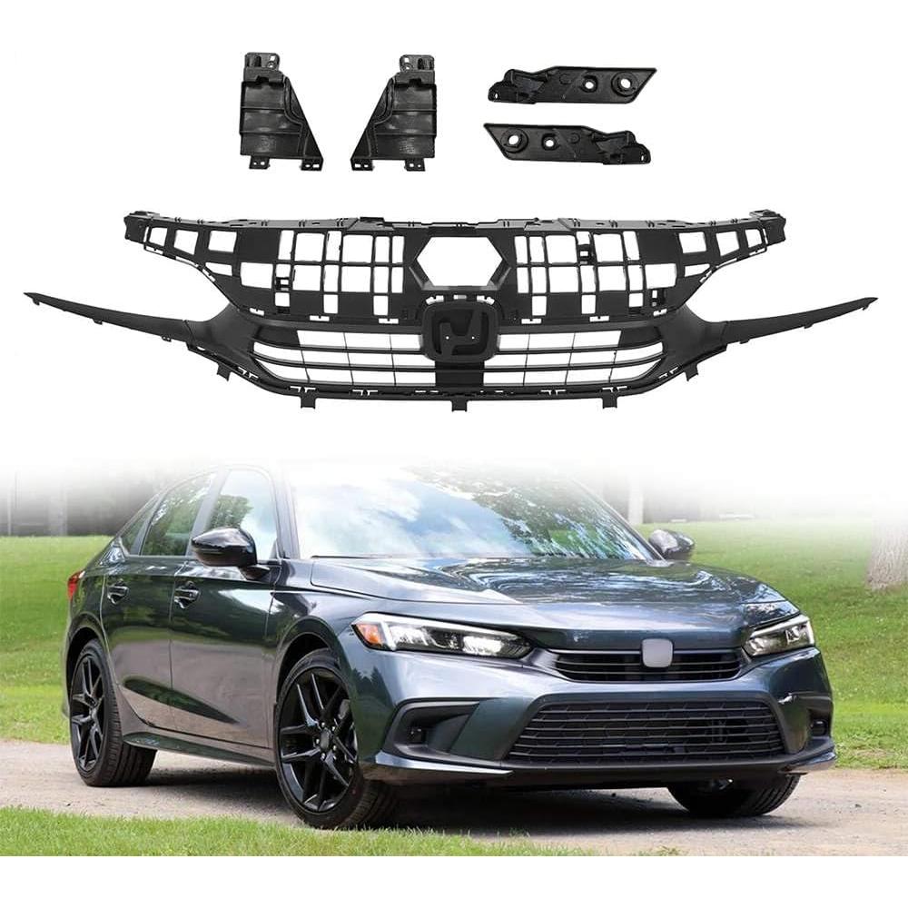 Parrilla Superior Frontal Bewild para Honda Civic 4 Puertas 2022-2023