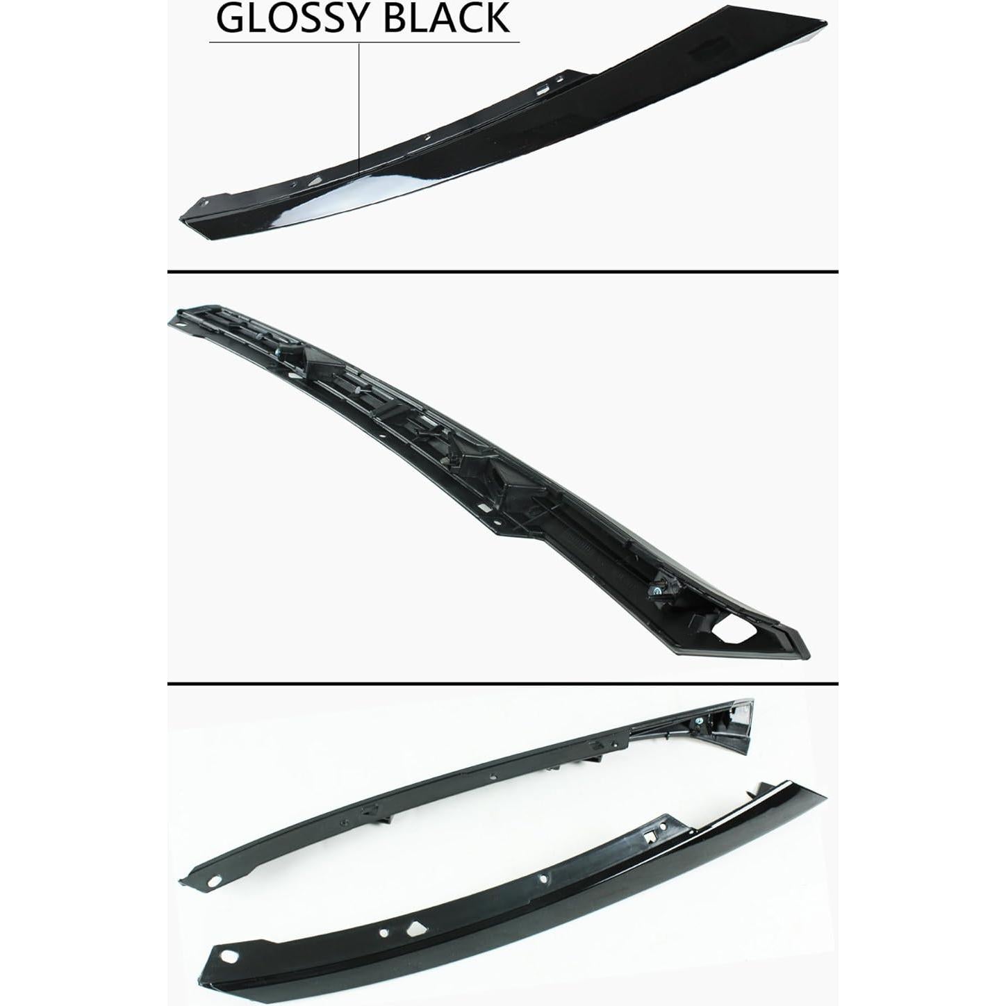 Rejilla delantera RS negra brillante + cubierta parachoques Honda Civic 2016-2021