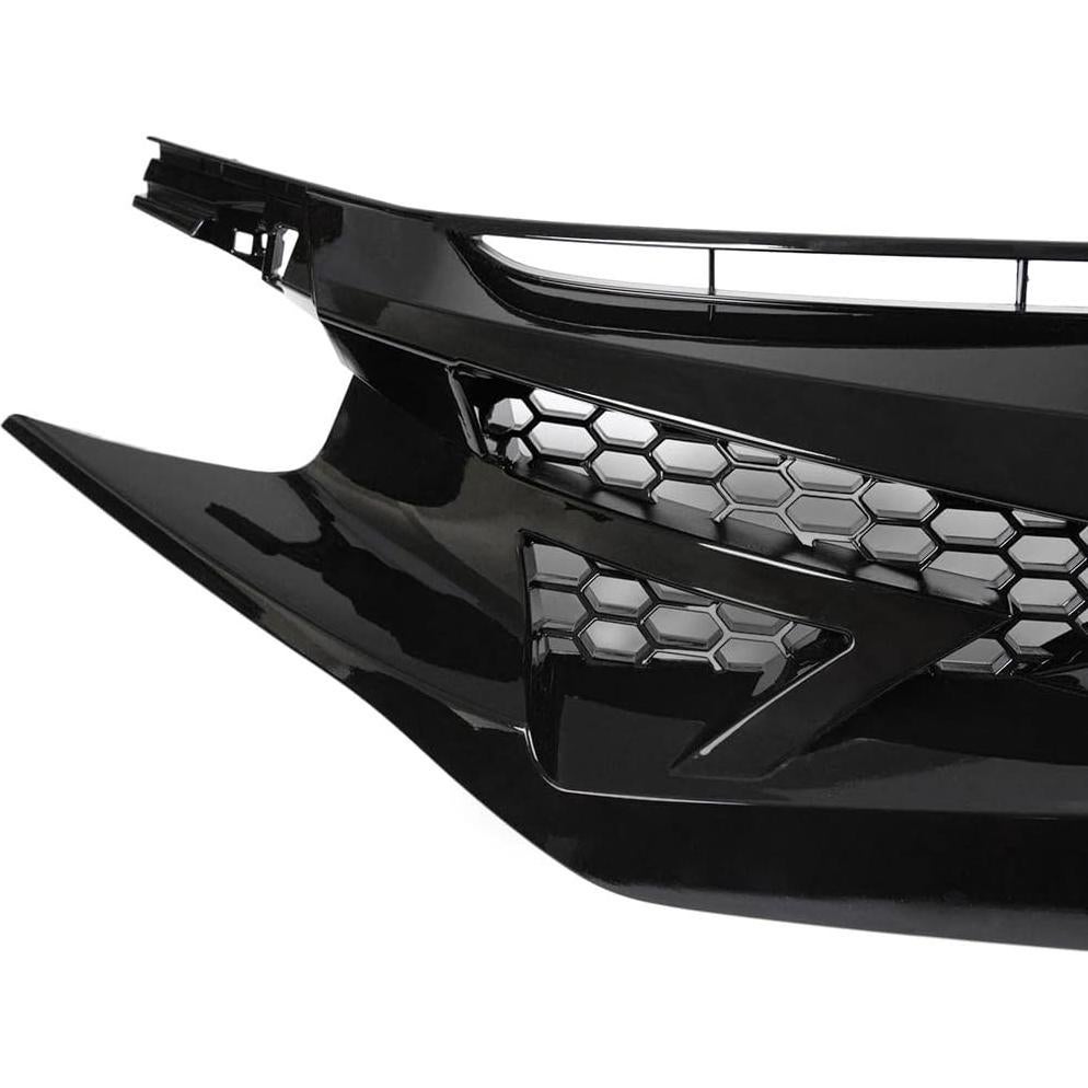Parachoques Delantero PIT66 para Honda Civic 2016-2018 Negro