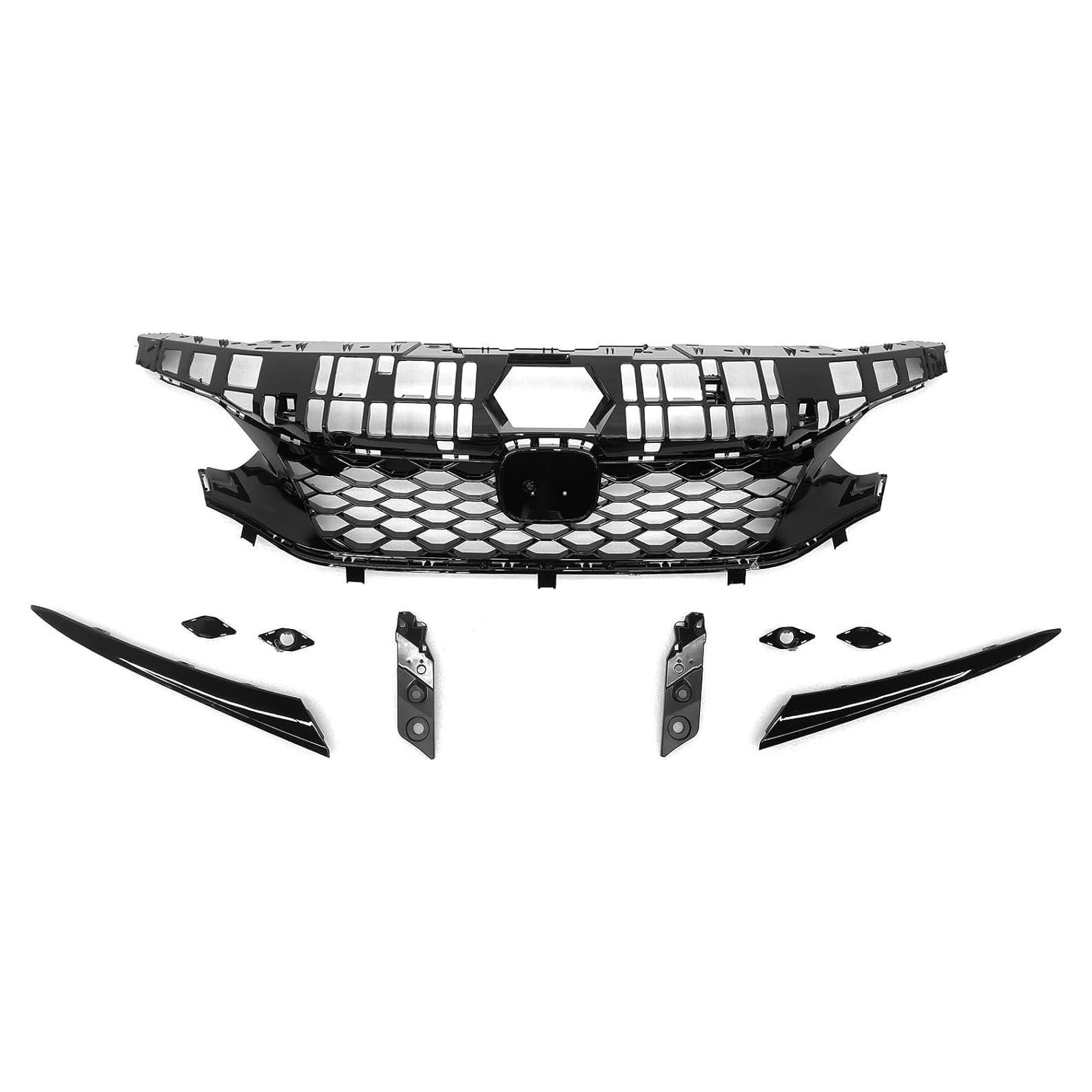 Parrilla Frontal Tipo-R HAPSO para Honda Civic 2022-2024