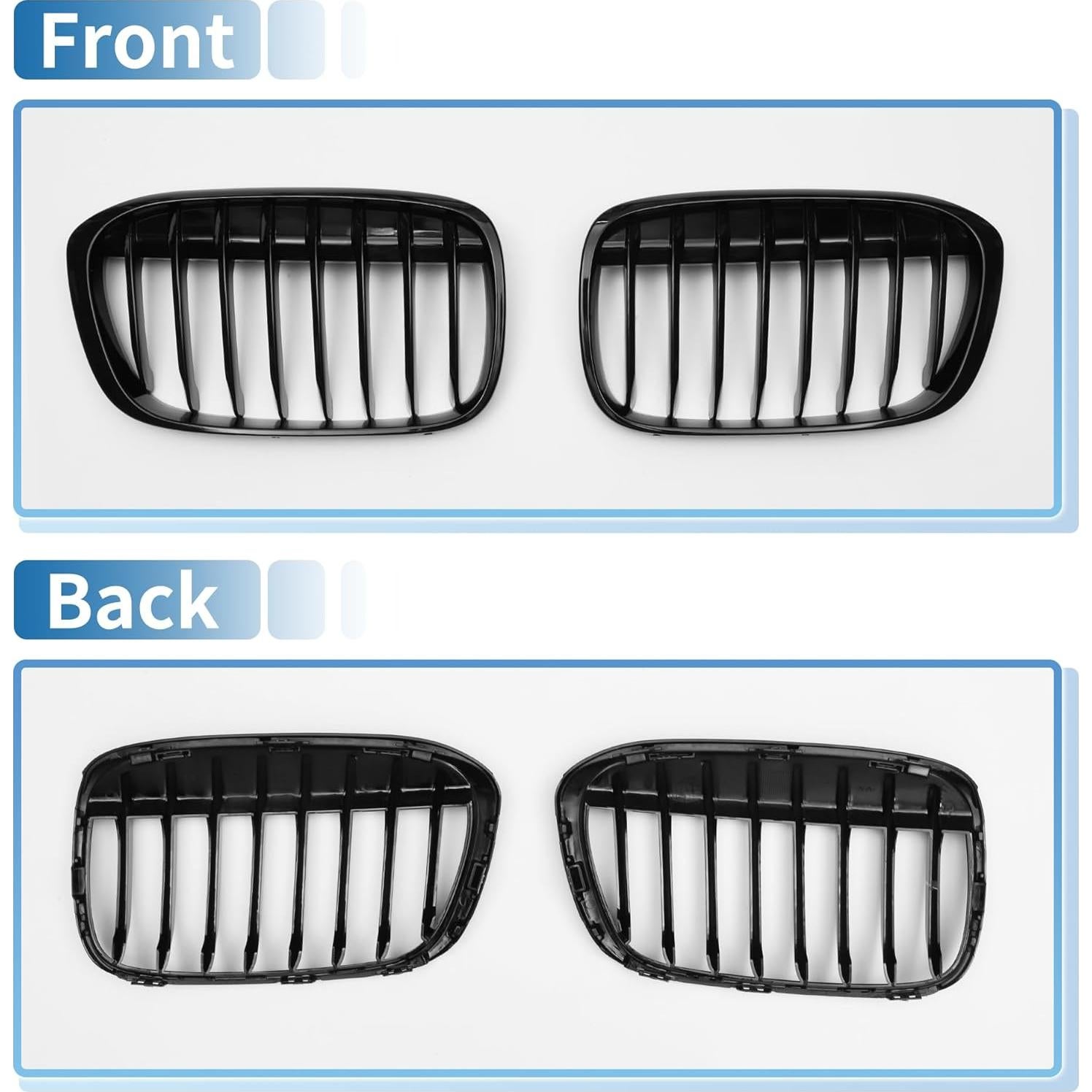 Parrilla de Parachoques Delantero X AUTOHAUX para BMW X1 F48 16-22