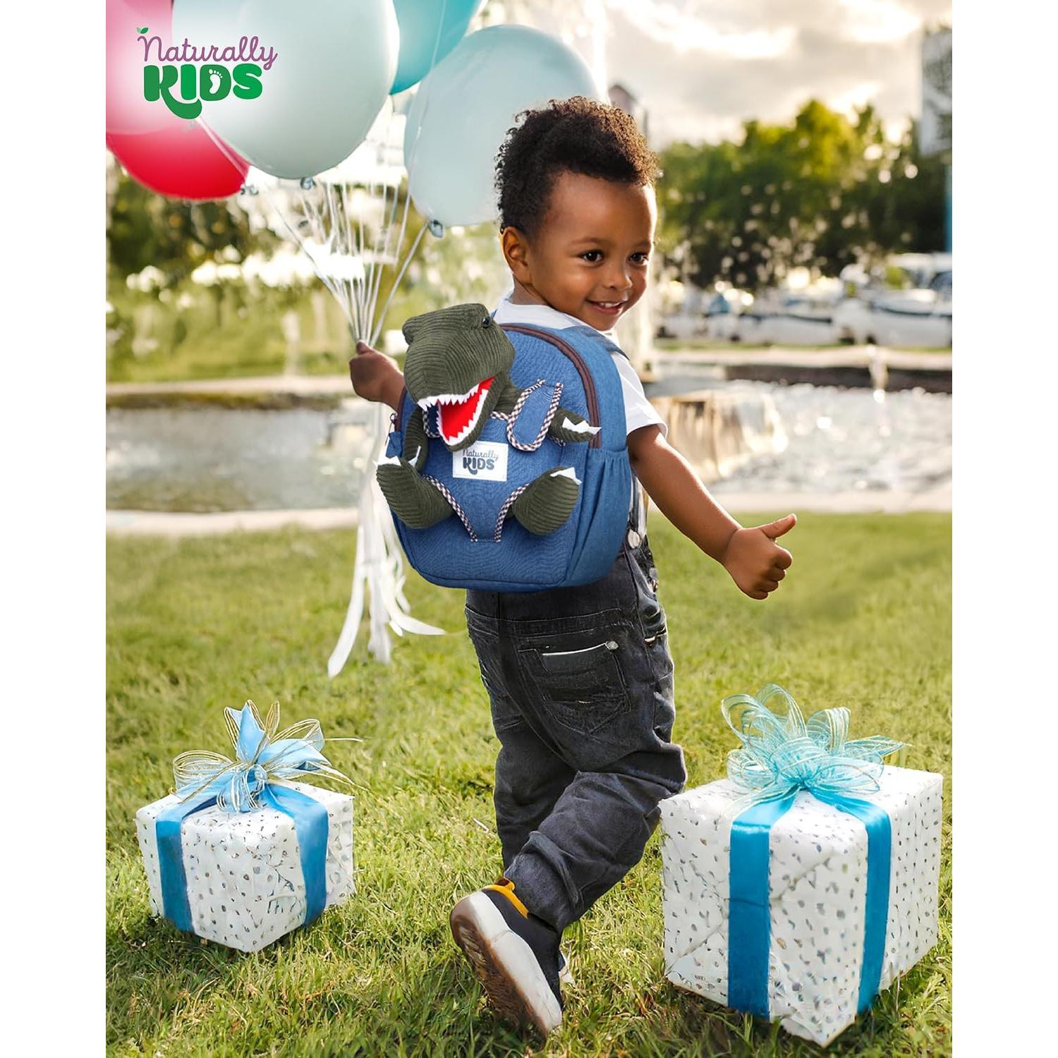 Mochila Dinosaurio Verde Naturally KIDS 25x20x8 cm